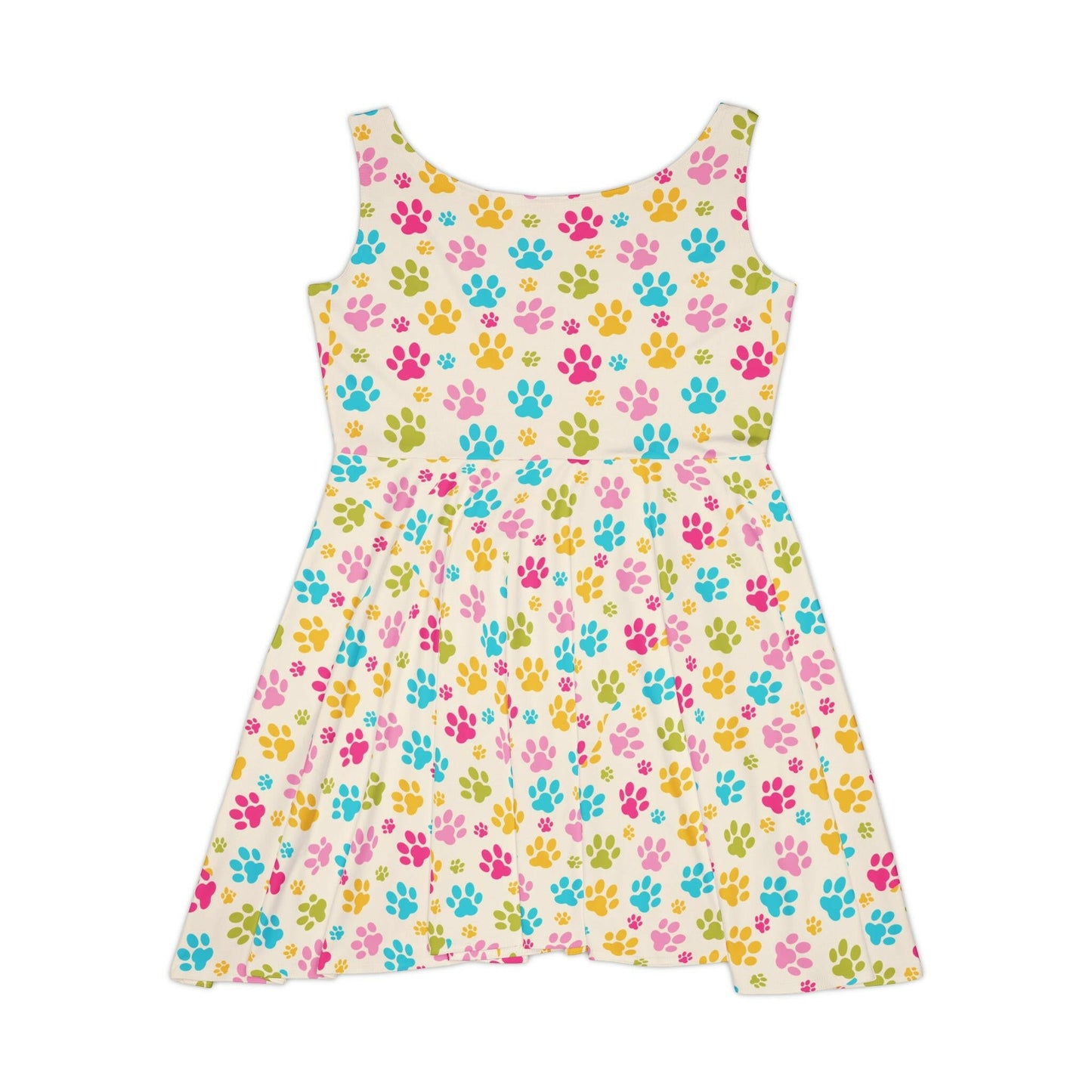Rainbow Paws Women's Skater Dress - All Over Prints - Epileptic Al’s Shop