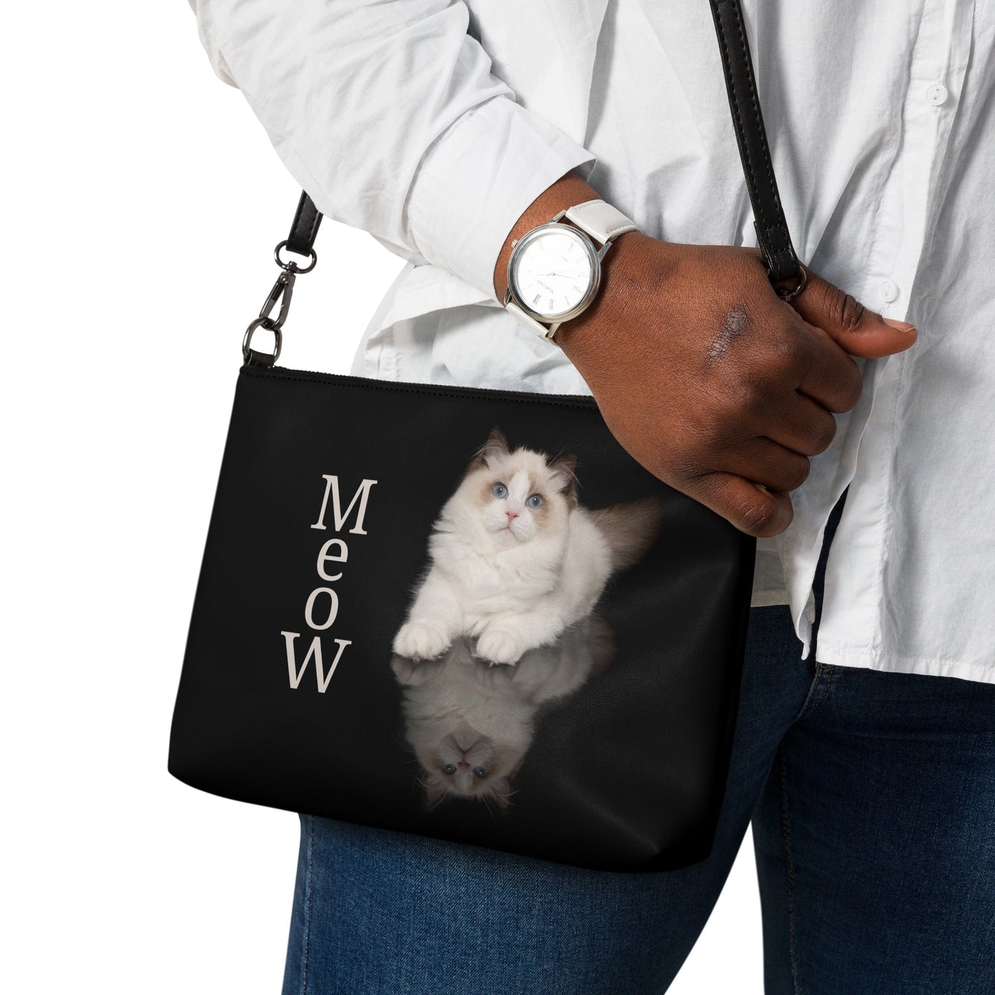 Reflective Kitty Crossbody Bag - bag - EpiAl's Shop