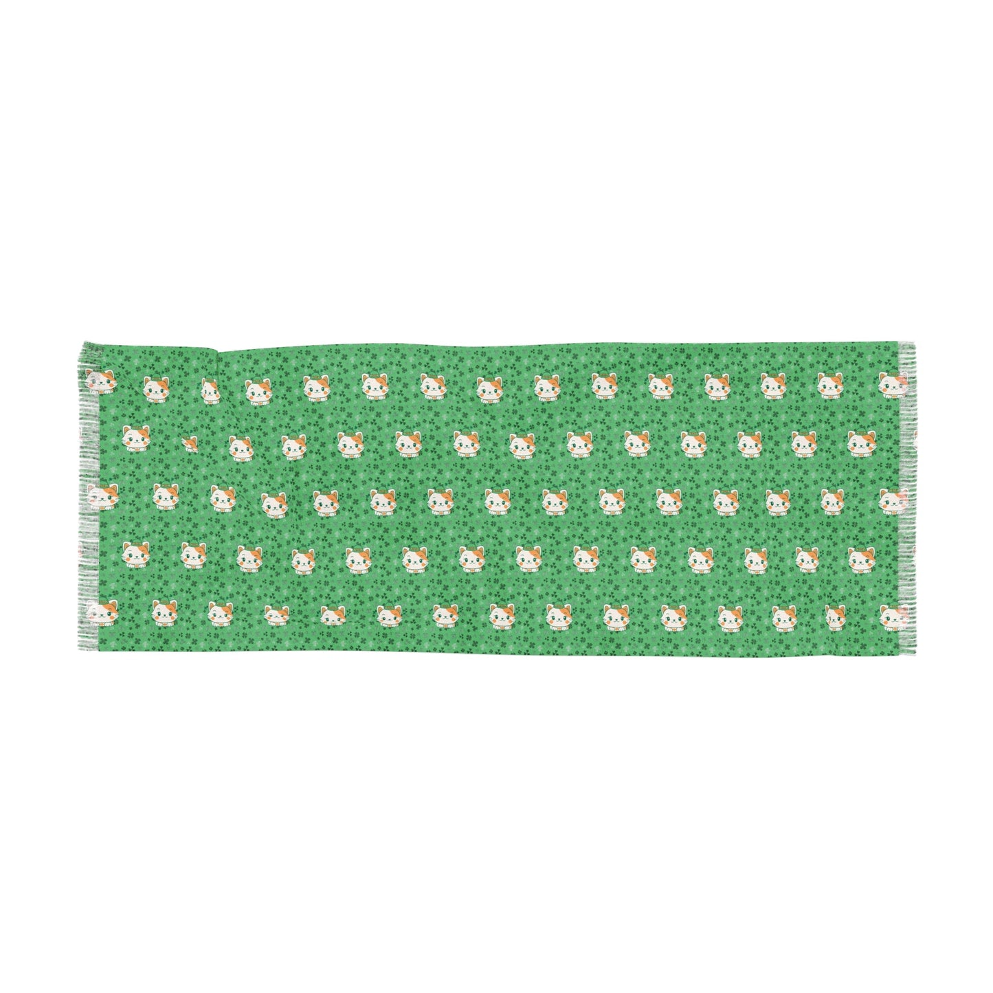 Shamrock Kitty Light Scarf - All Over Prints - Epileptic Al’s Shop
