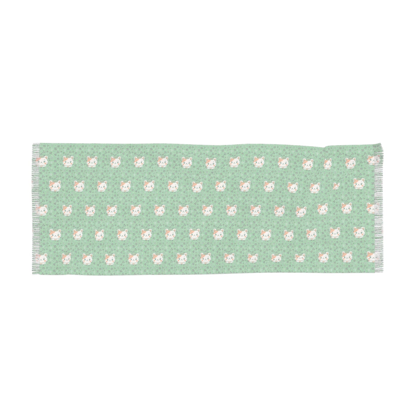 Shamrock Kitty Light Scarf - All Over Prints - Epileptic Al’s Shop