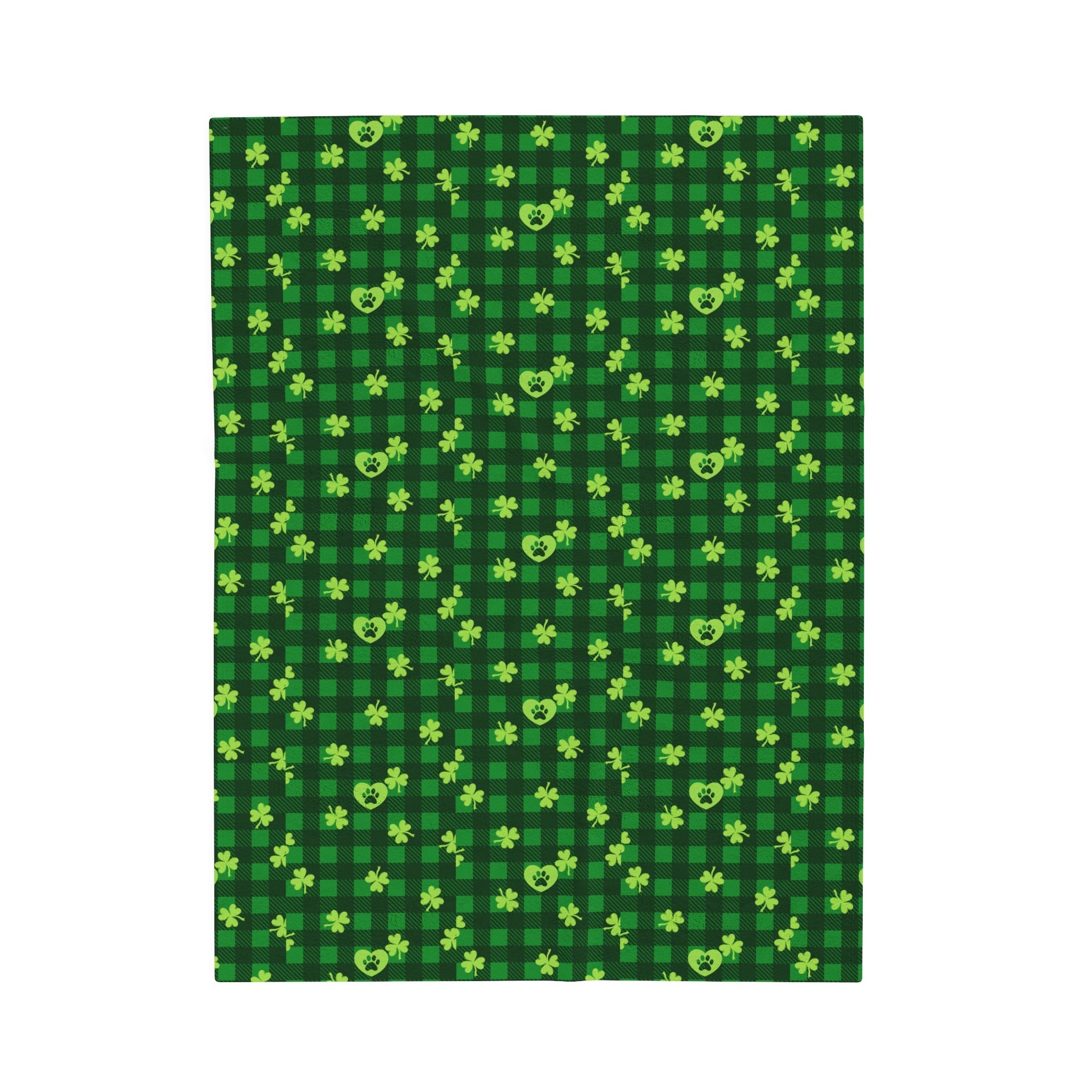 Shamrock Velveteen Plush Blanket - EpiAl's Shop