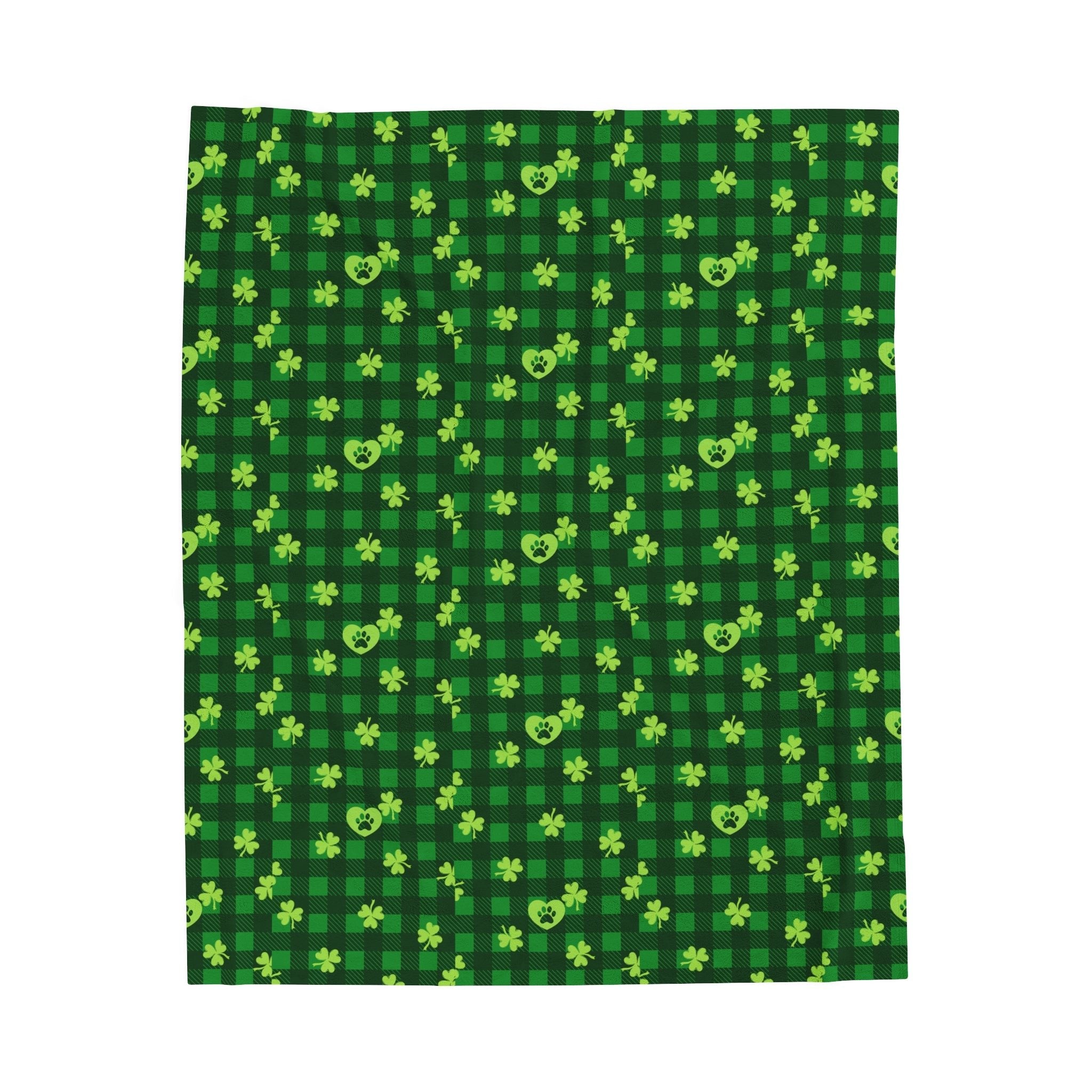 Shamrock Velveteen Plush Blanket - EpiAl's Shop