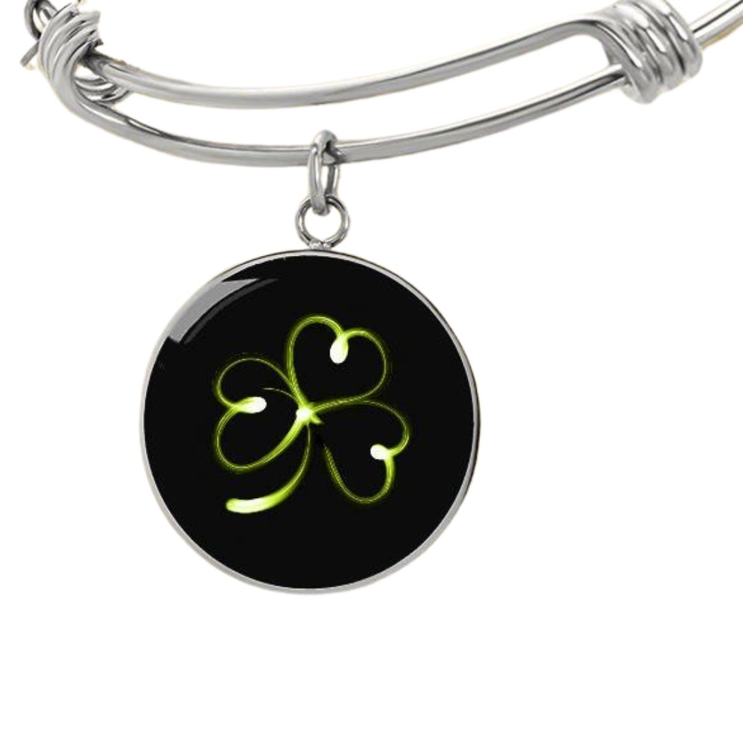 Shiny Shamrock Bracelet - Jewelry - Epileptic Al’s Shop