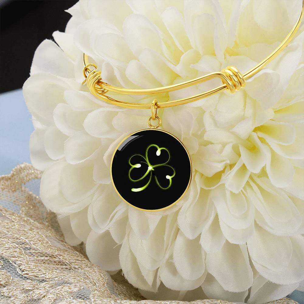 Shiny Shamrock Bracelet - Jewelry - Epileptic Al’s Shop