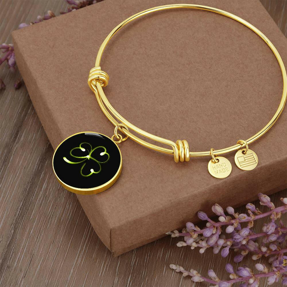 Shiny Shamrock Bracelet - Jewelry - Epileptic Al’s Shop