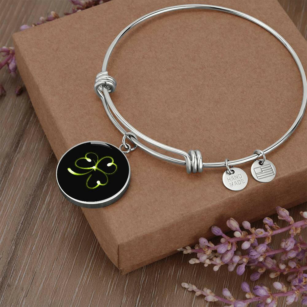 Shiny Shamrock Bracelet - Jewelry - Epileptic Al’s Shop