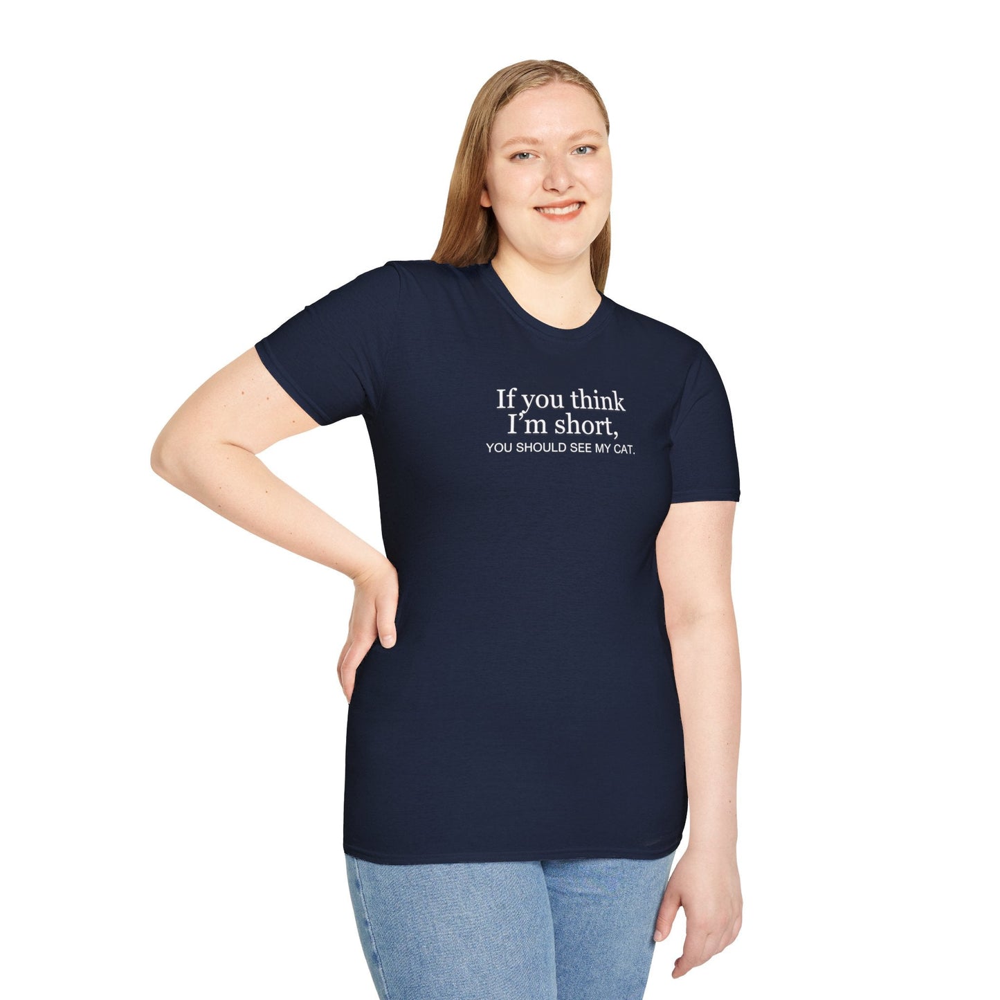 Short Cat Unisex Softstyle T - Shirt - T - Shirt - Epileptic Al’s Shop