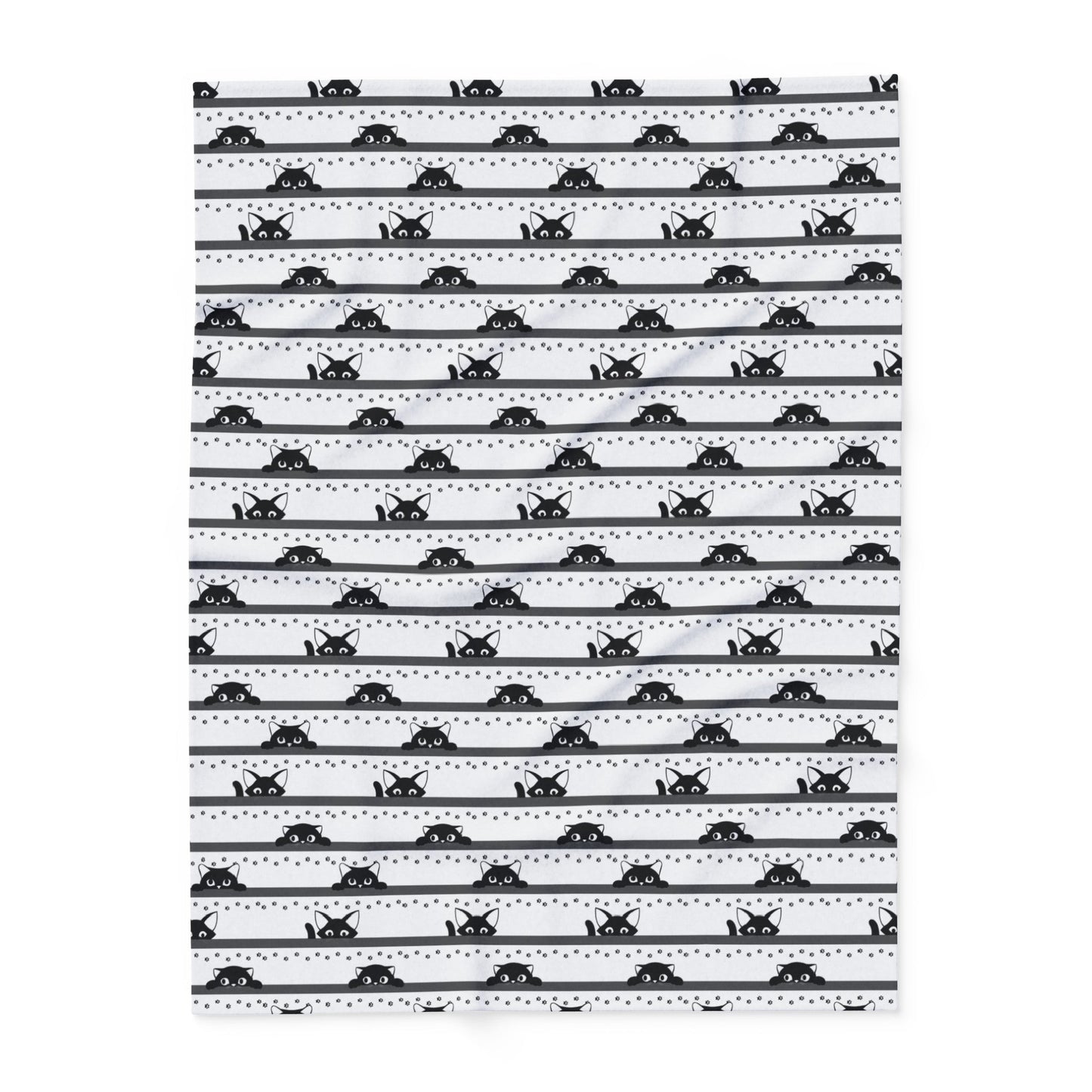 Shy Kitties Arctic Fleece Blanket - Home Decor - Epileptic Al’s Shop