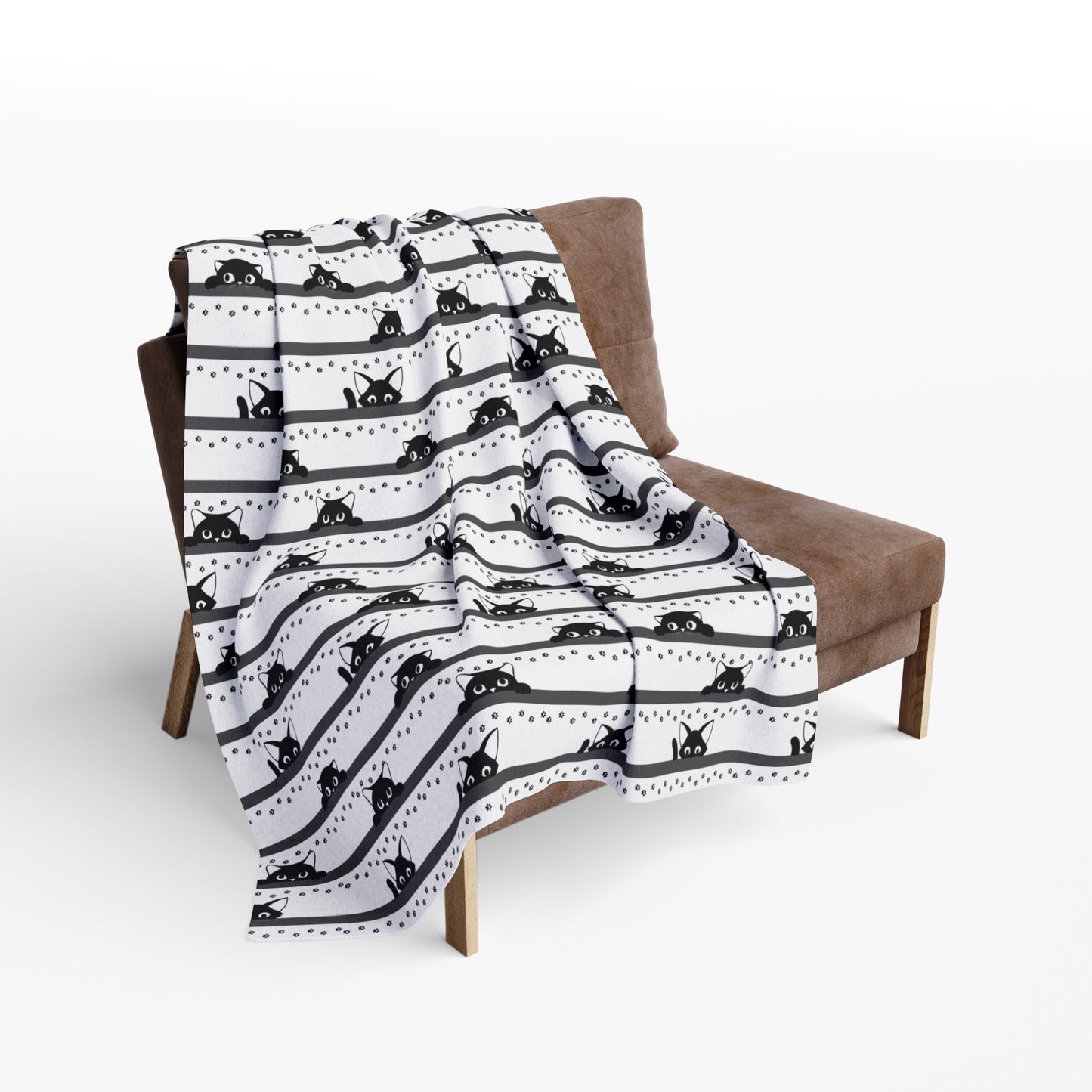 Shy Kitties Arctic Fleece Blanket - Home Decor - Epileptic Al’s Shop