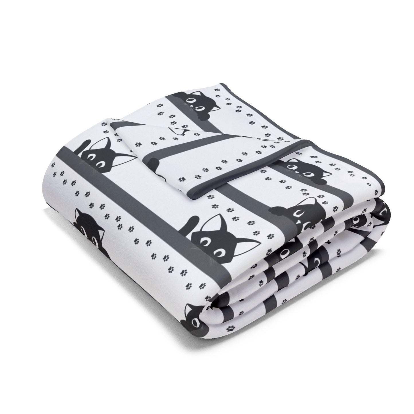 Shy Kitties Arctic Fleece Blanket - Home Decor - Epileptic Al’s Shop
