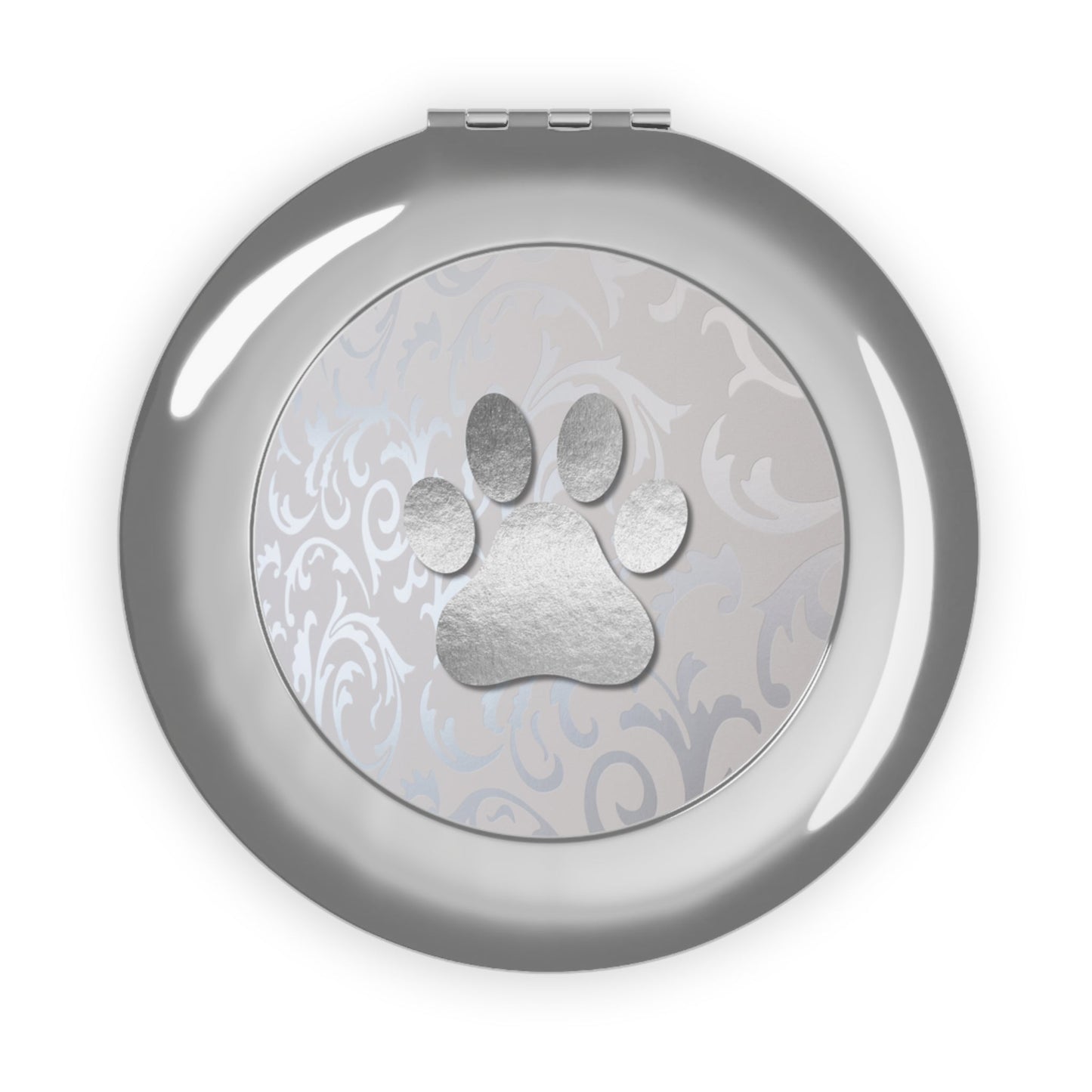Silver Paw Compact Travel Mirror - Accessories - Epileptic Al’s Shop