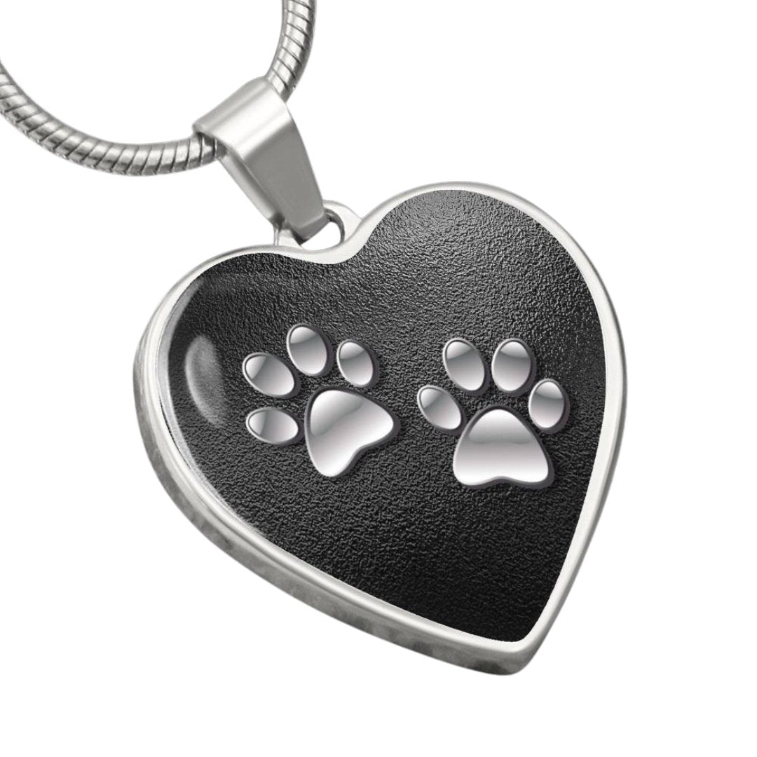 Silver Paws Necklace - Jewelry - Epileptic Al’s Shop