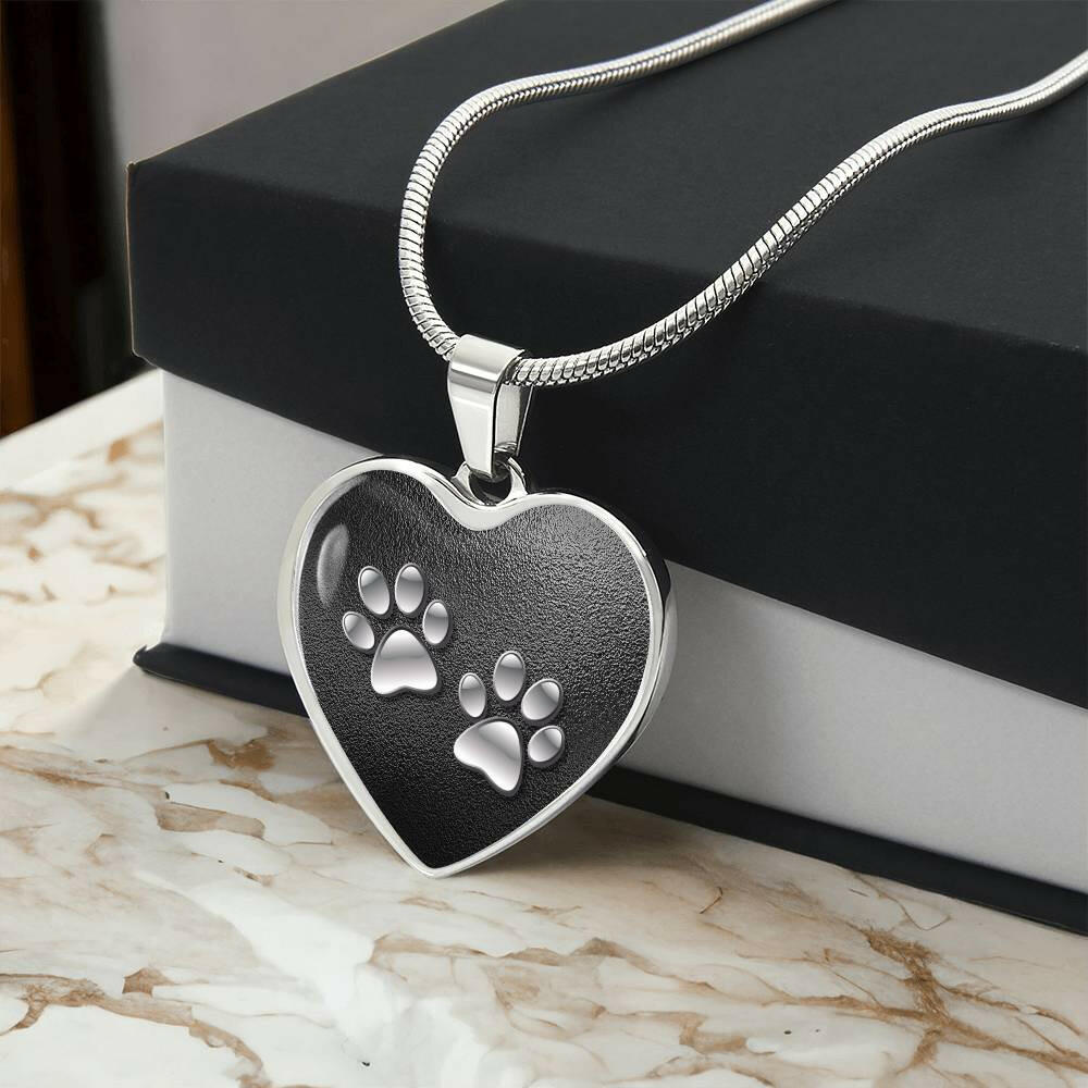 Silver Paws Necklace - Jewelry - Epileptic Al’s Shop