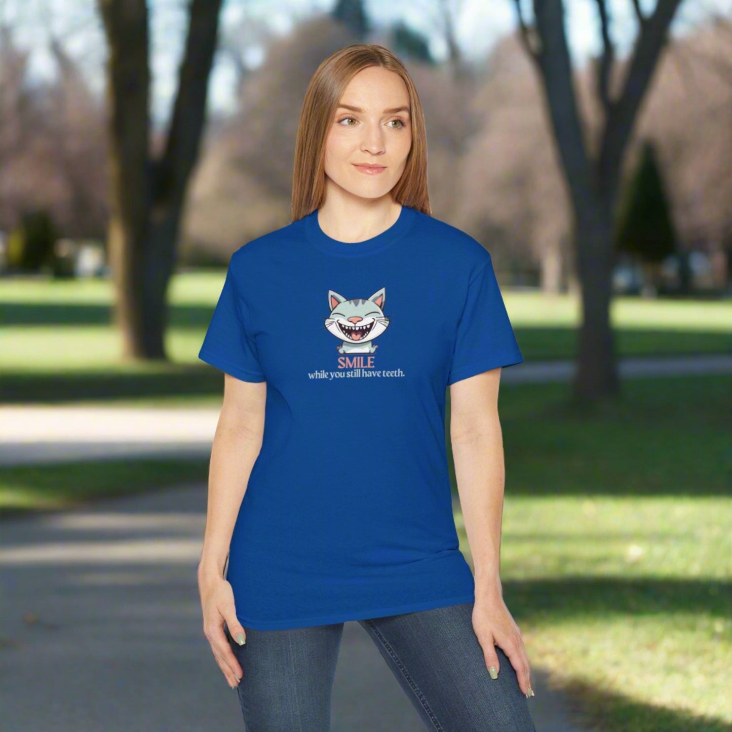 Smile Unisex Ultra Cotton Tee - T - Shirt - Epileptic Al’s Shop