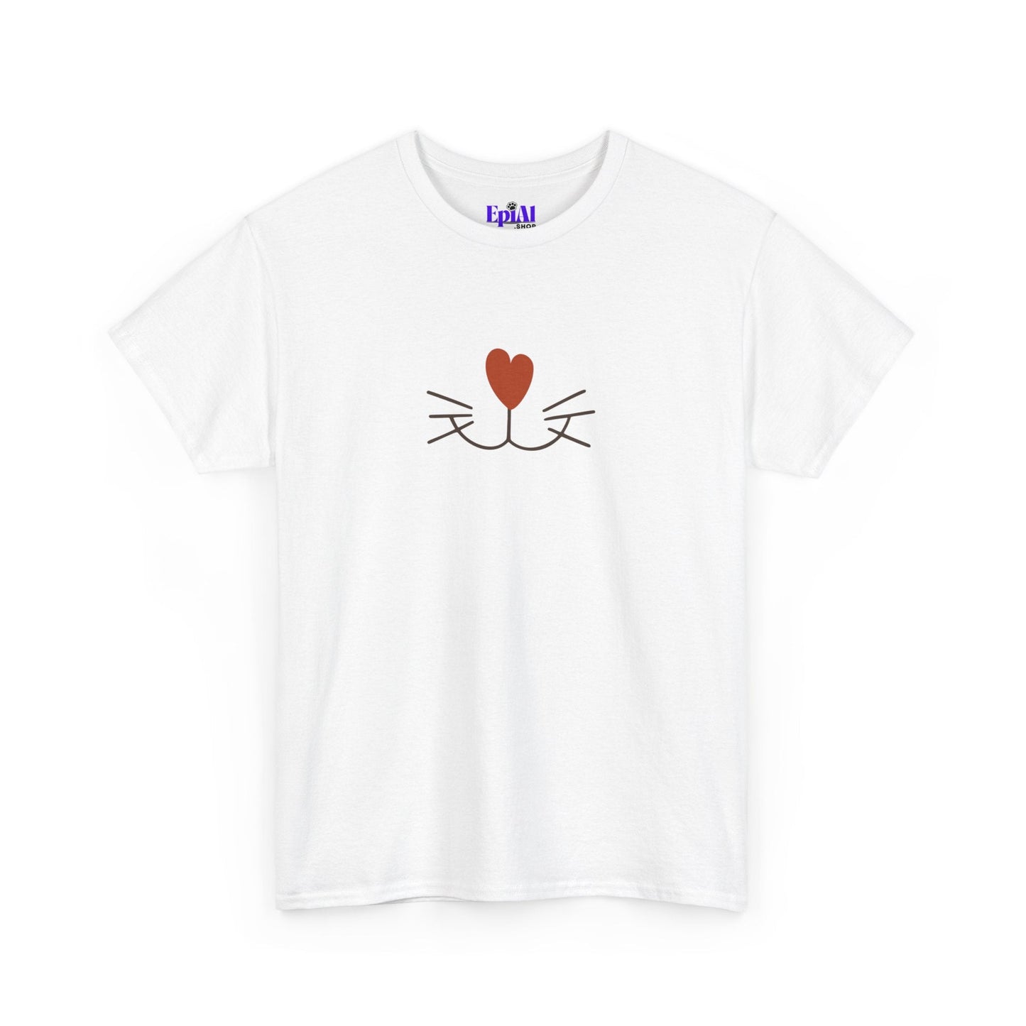 Smily Kitty Unisex Heavy Cotton Tee - T - Shirt - Epileptic Al’s Shop