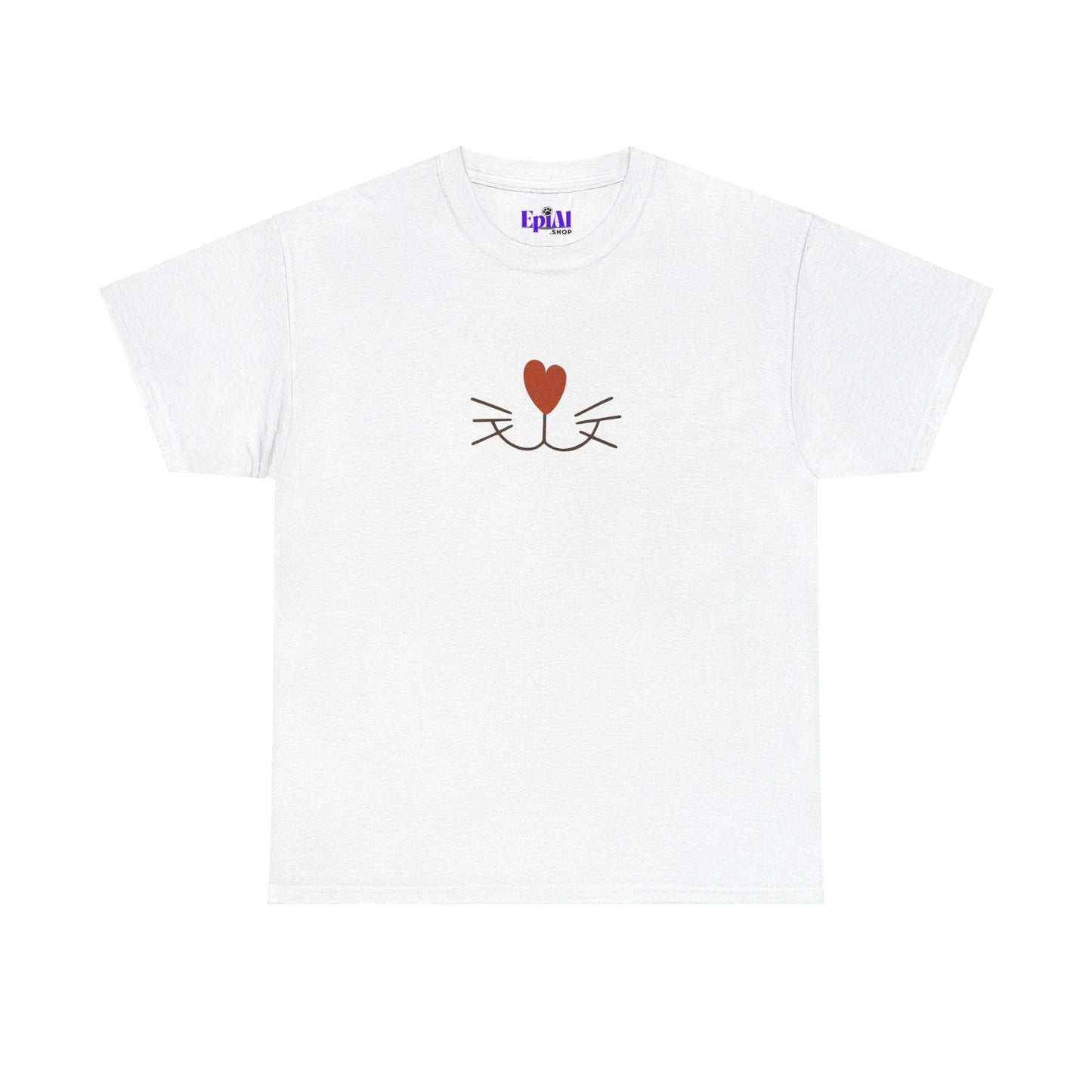 Smily Kitty Unisex Heavy Cotton Tee - T - Shirt - Epileptic Al’s Shop