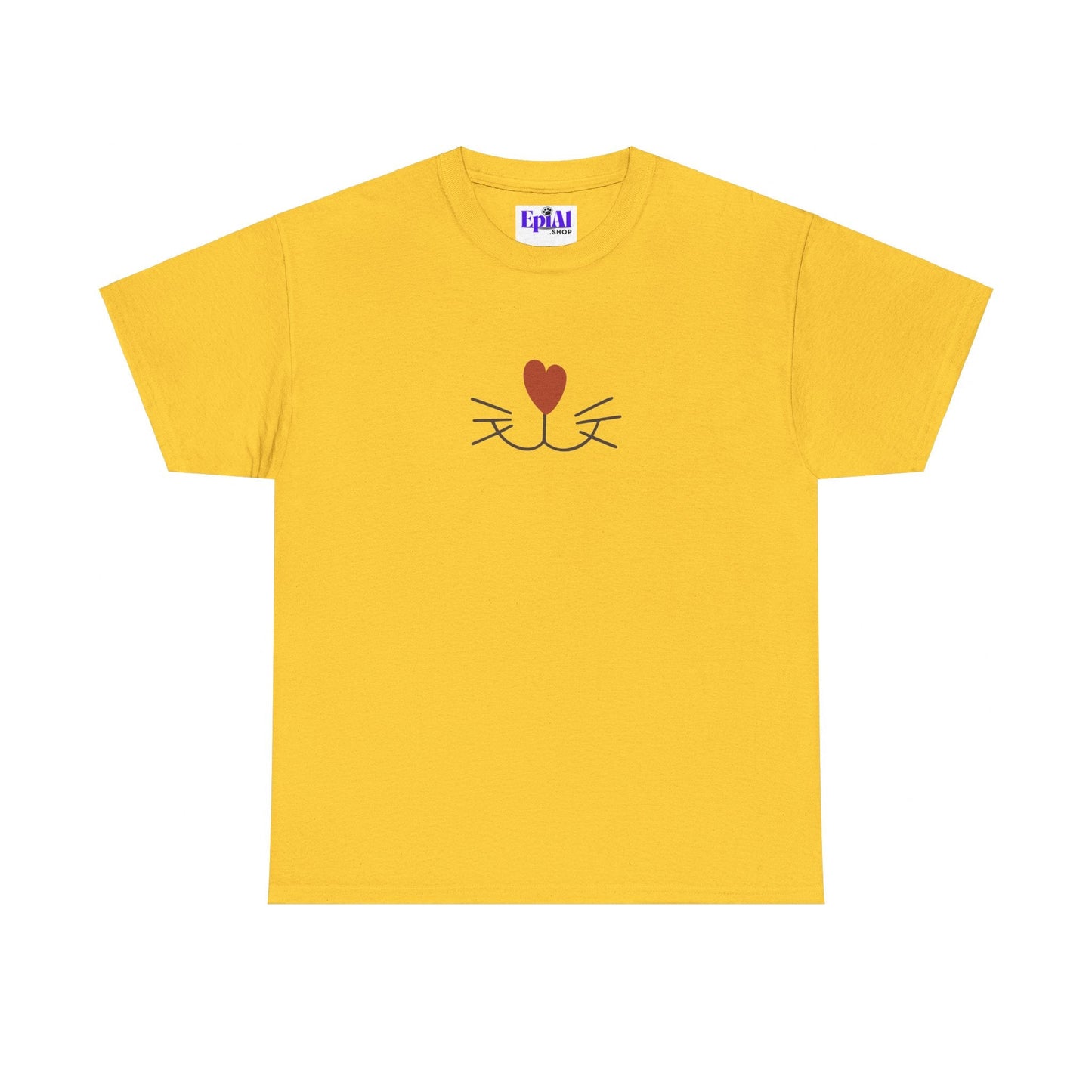 Smily Kitty Unisex Heavy Cotton Tee - T - Shirt - Epileptic Al’s Shop