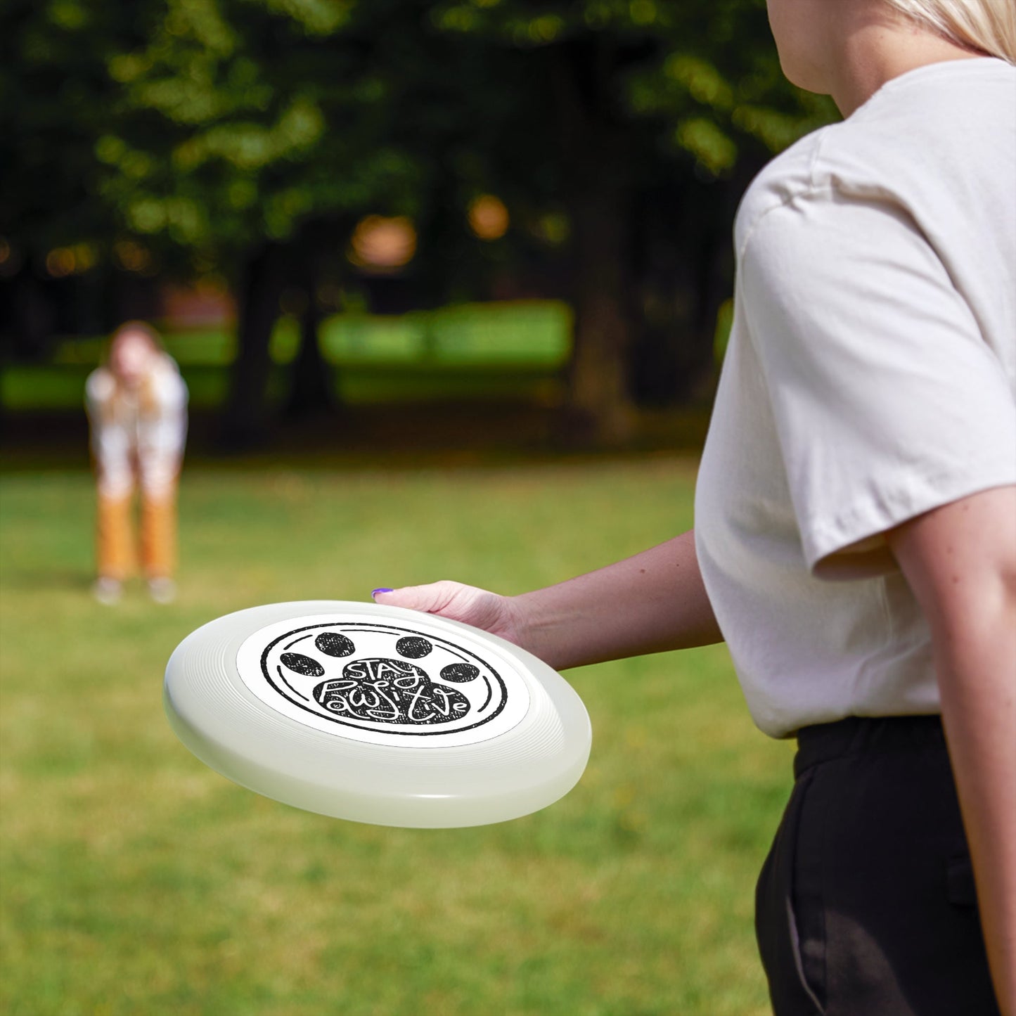 Stay Pawsitive Wham - O Frisbee - Accessories - Epileptic Al’s Shop