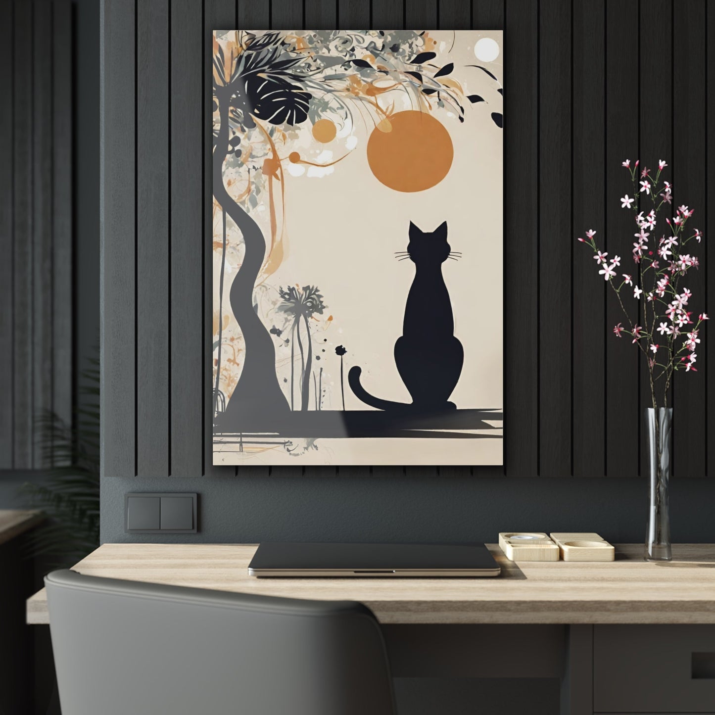 Sunrise Kitty Acrylic Prints - Home Decor - Epileptic Al’s Shop