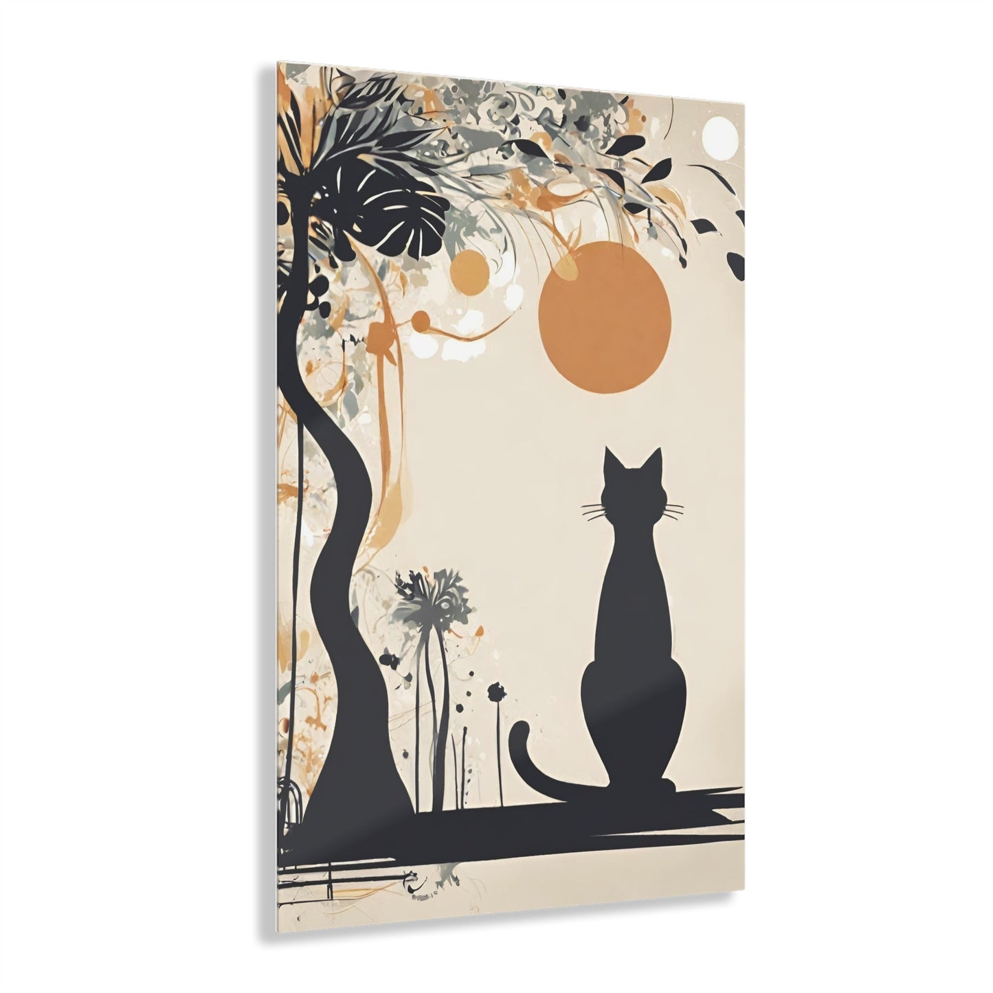 Sunrise Kitty Acrylic Prints - Home Decor - Epileptic Al’s Shop
