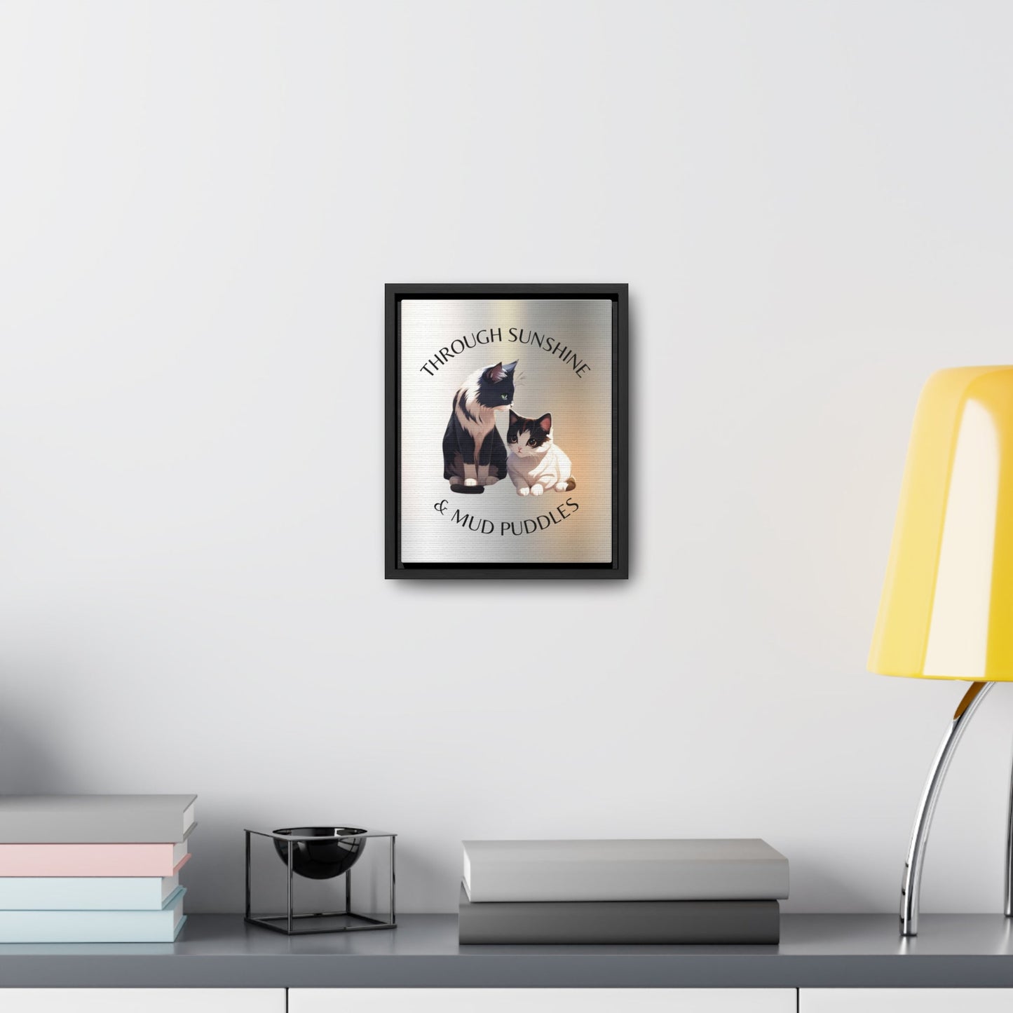 Sunshine & Mud Puddles Gallery Canvas Wraps, Vertical Frame - Canvas - Epileptic Al’s Shop