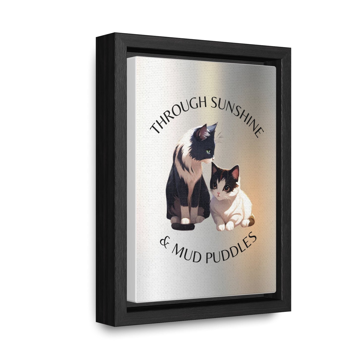 Sunshine & Mud Puddles Gallery Canvas Wraps, Vertical Frame - Canvas - Epileptic Al’s Shop