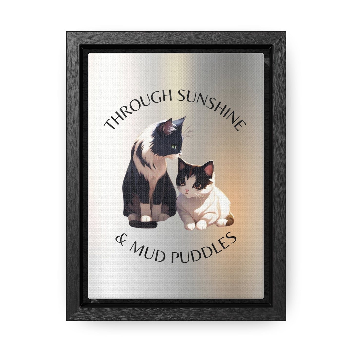 Sunshine & Mud Puddles Gallery Canvas Wraps, Vertical Frame - Canvas - Epileptic Al’s Shop