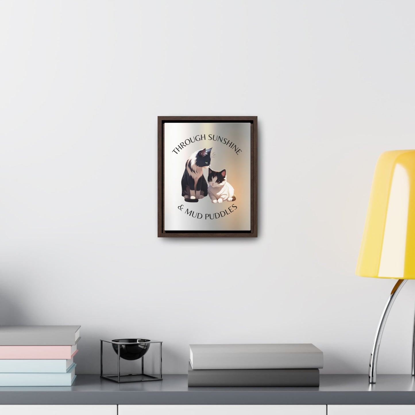 Sunshine & Mud Puddles Gallery Canvas Wraps, Vertical Frame - Canvas - Epileptic Al’s Shop