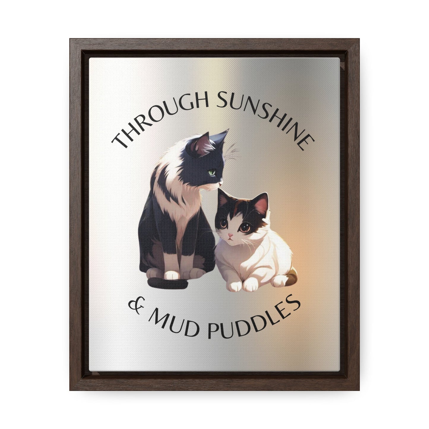 Sunshine & Mud Puddles Gallery Canvas Wraps, Vertical Frame - Canvas - Epileptic Al’s Shop