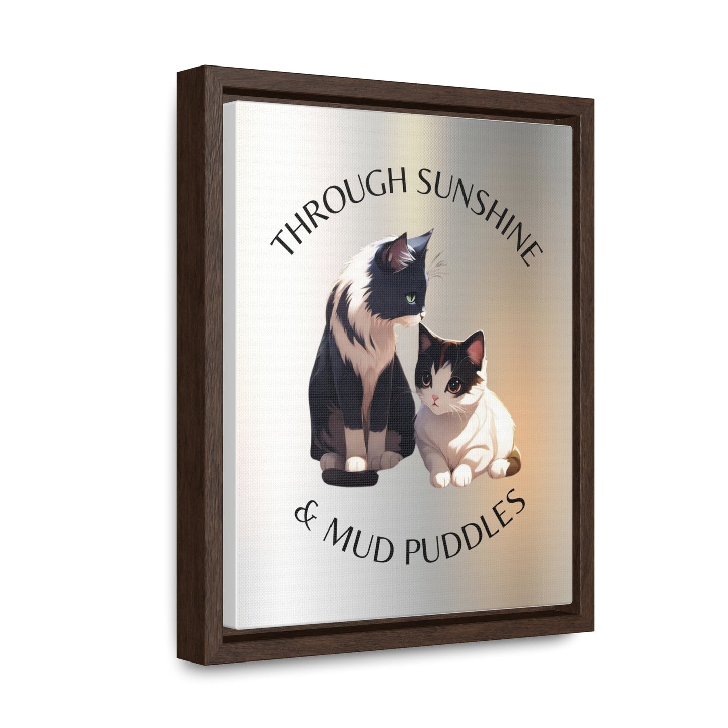 Sunshine & Mud Puddles Gallery Canvas Wraps, Vertical Frame - Canvas - Epileptic Al’s Shop