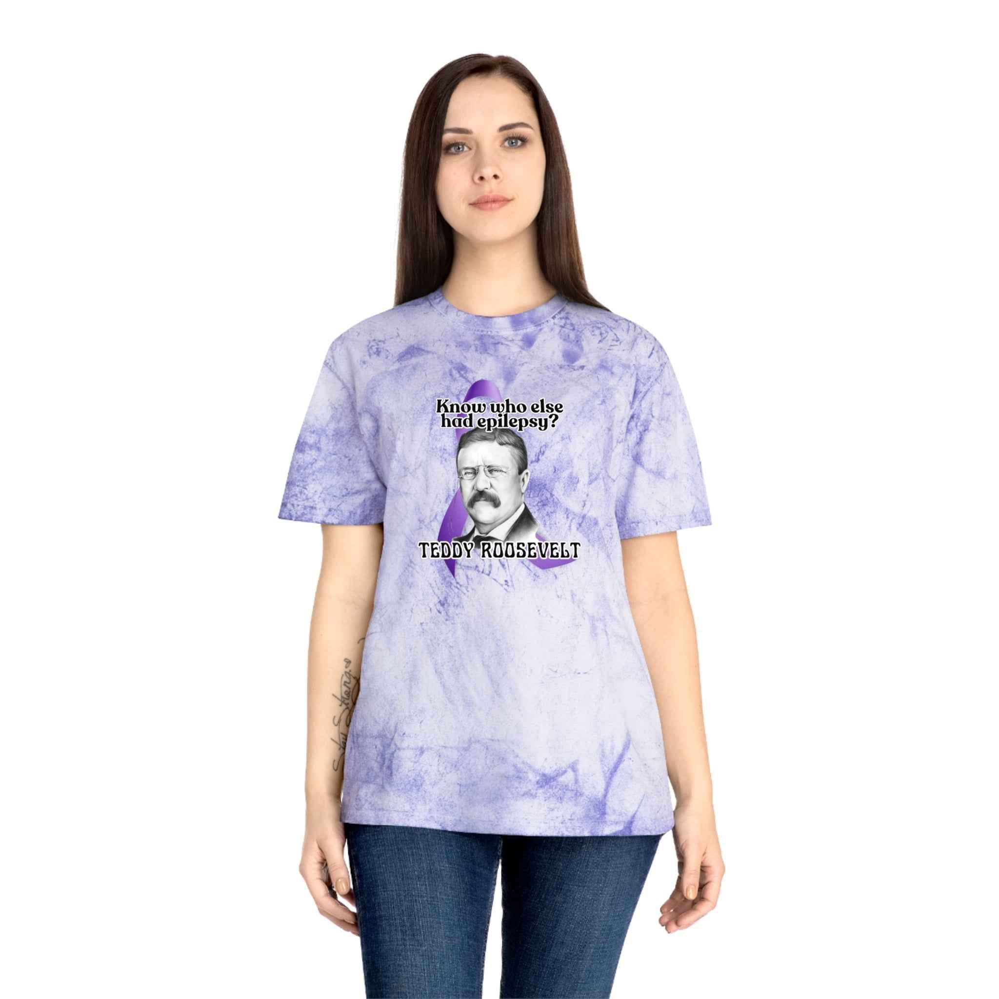 Teddy Roosevelt Unisex Color Blast T-Shirt - EpiAl's Shop