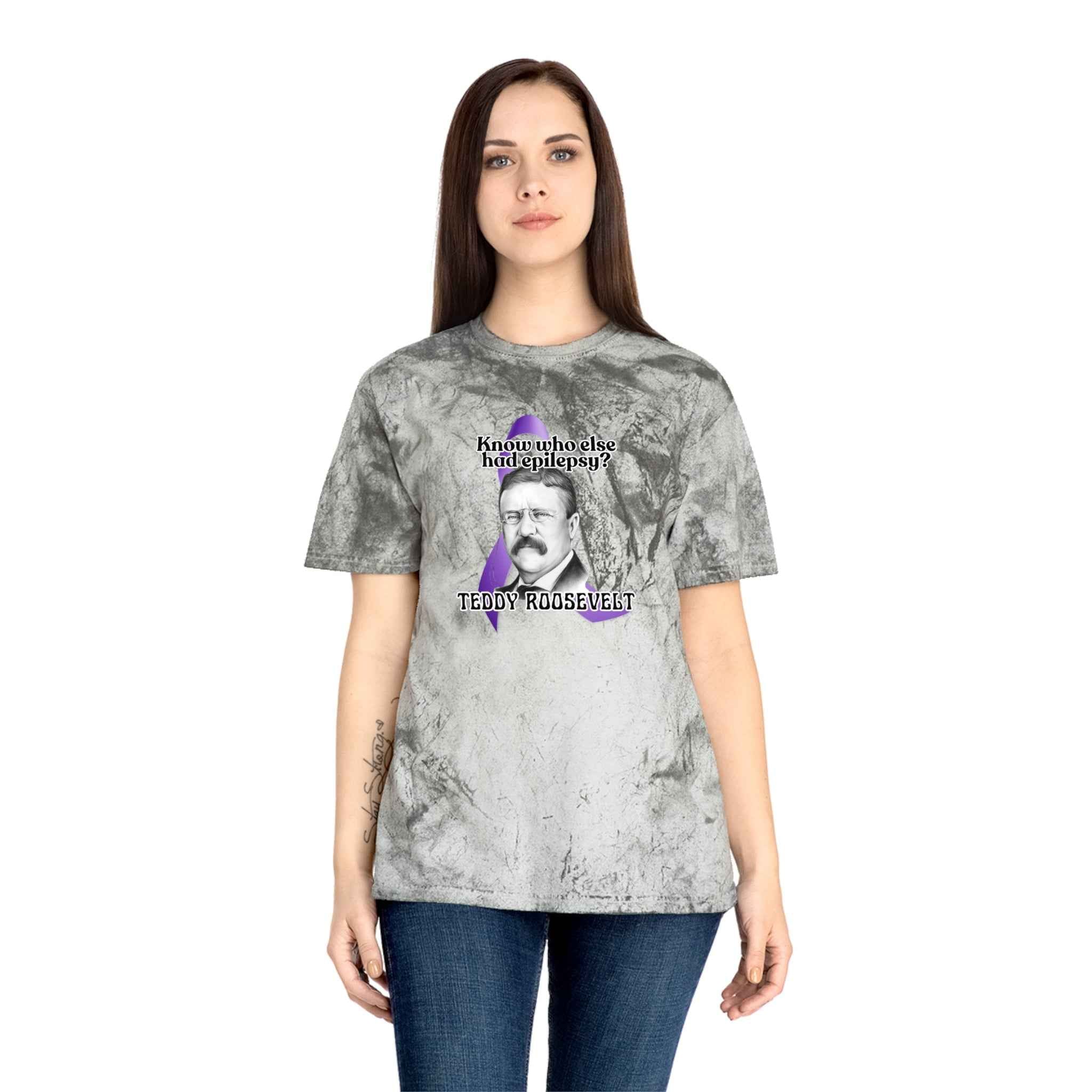 Teddy Roosevelt Unisex Color Blast T-Shirt - EpiAl's Shop