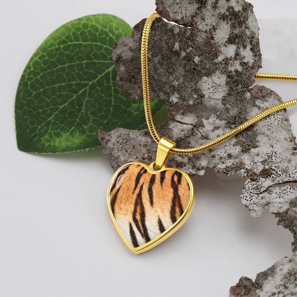 Tiger Heart Necklace - Jewelry - Epileptic Al’s Shop