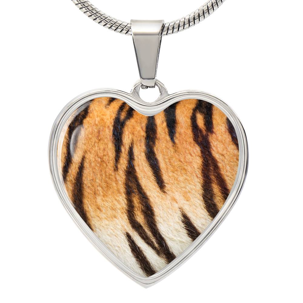 Tiger Heart Necklace - Jewelry - Epileptic Al’s Shop