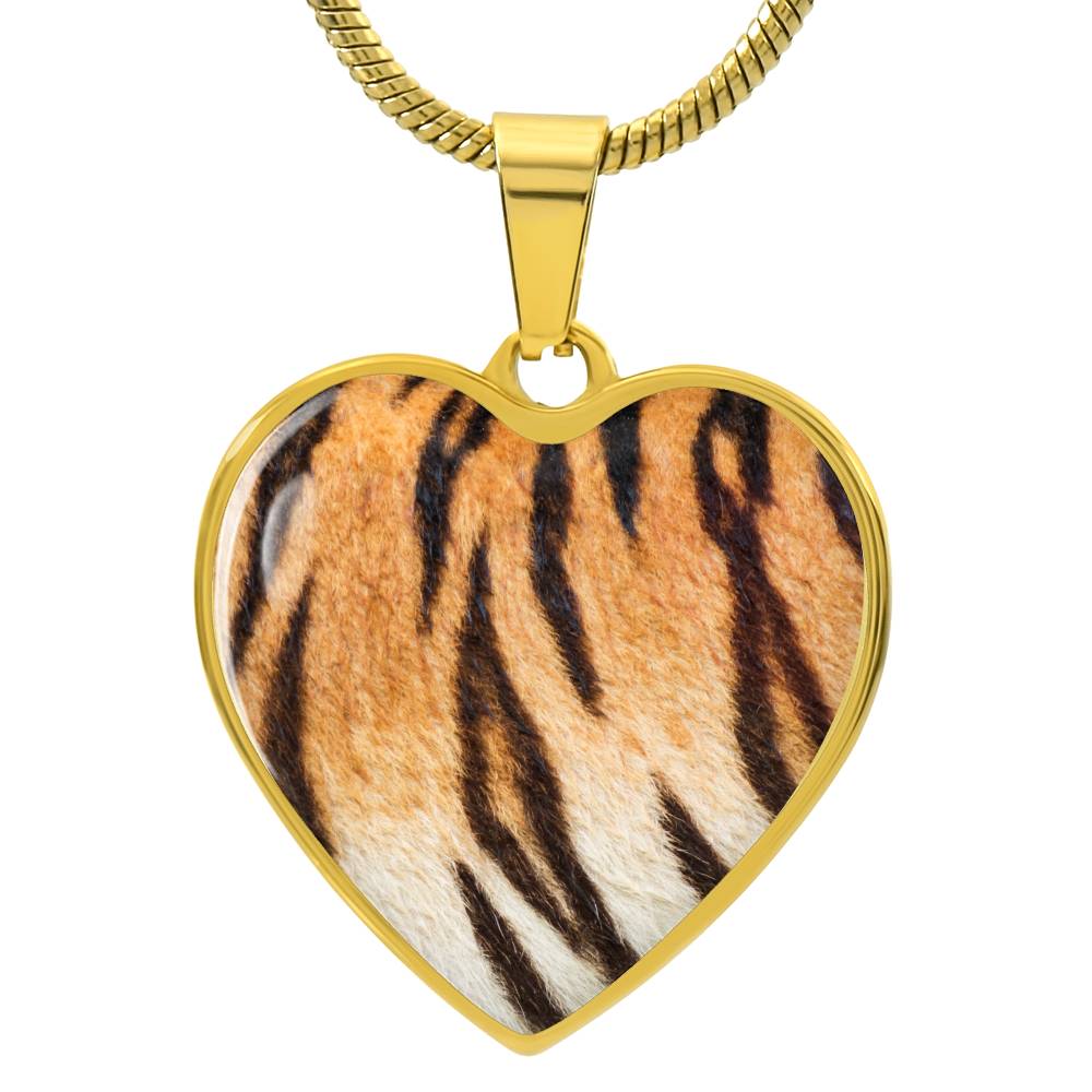 Tiger Heart Necklace - Jewelry - Epileptic Al’s Shop