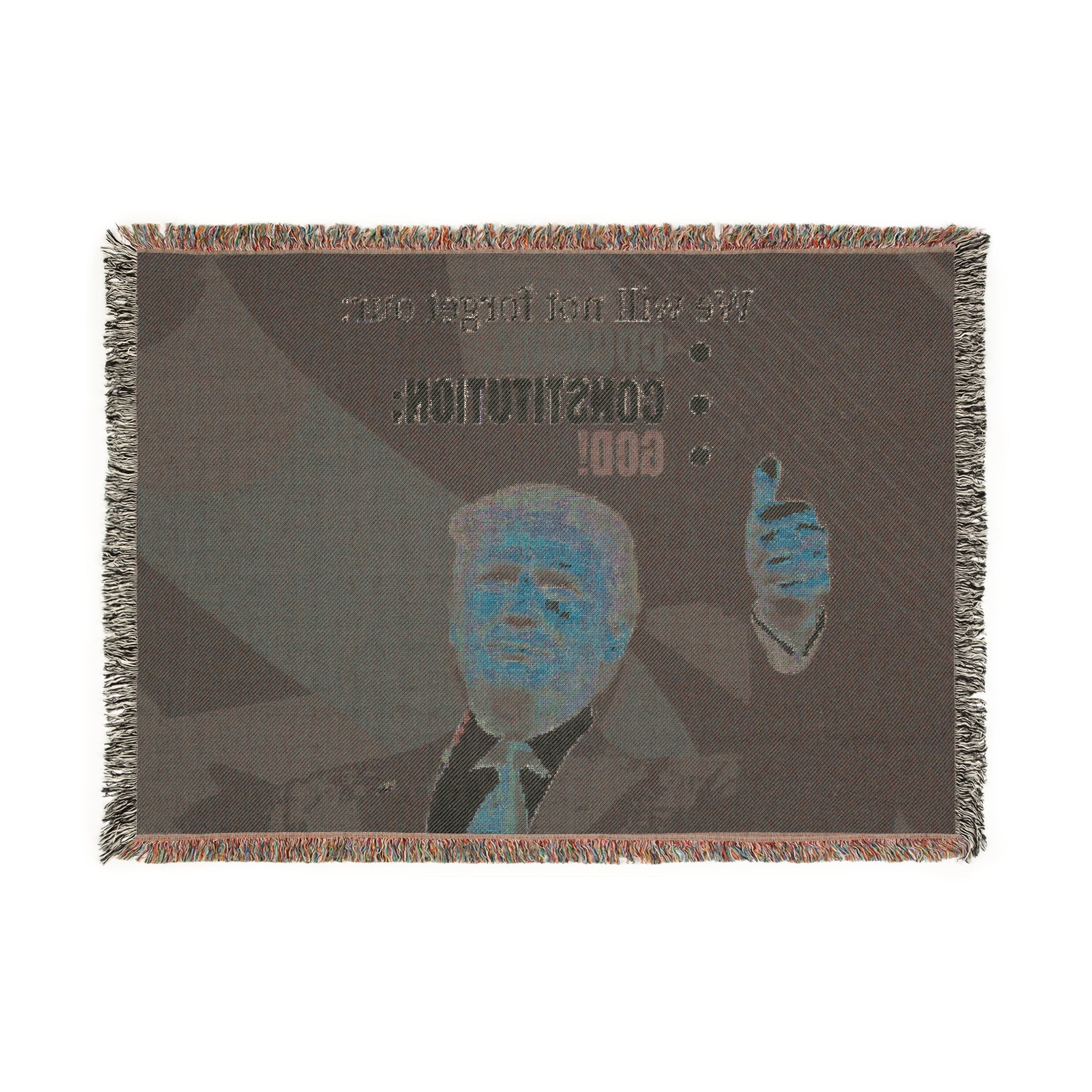 Trump Country Constitution God Woven Blanket - Decor, Blankets & Comforters - EpiAl's Shop