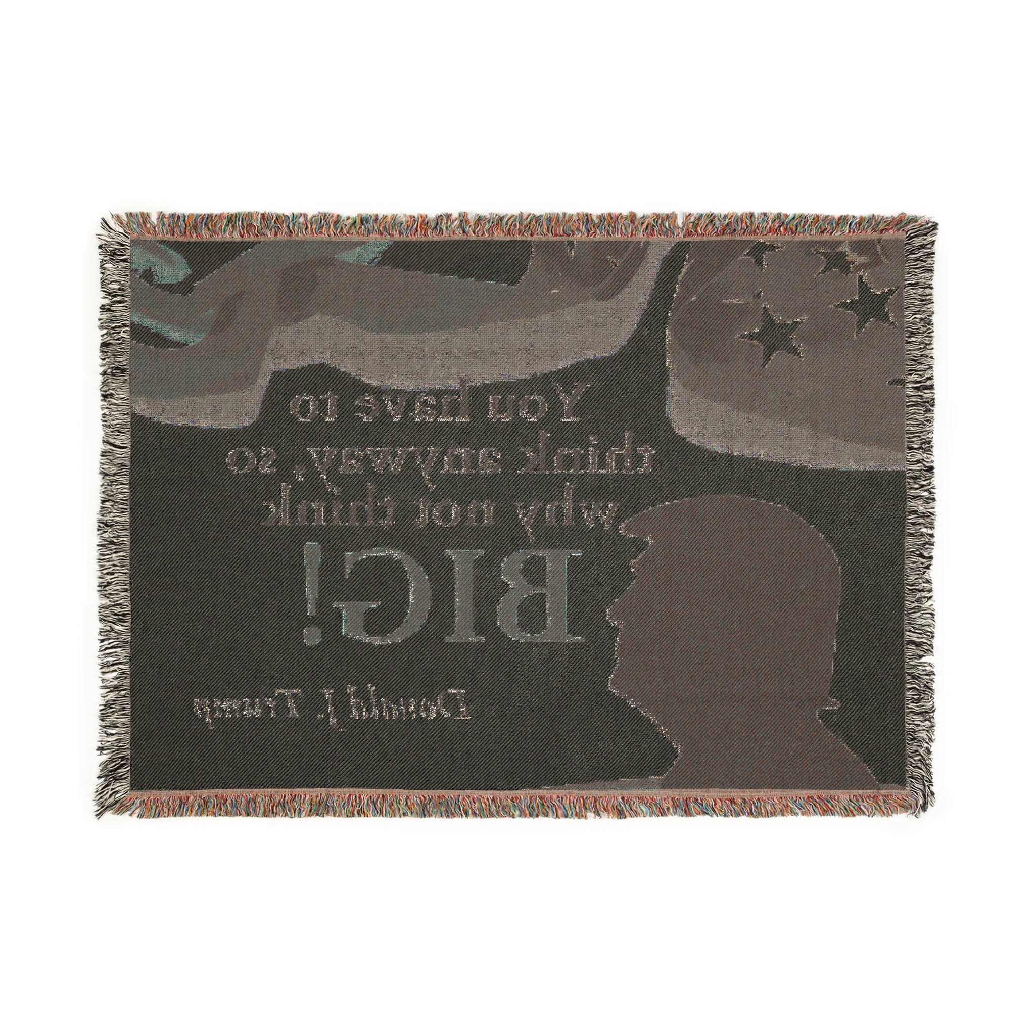 Trump: Think Big Woven Blanket - Decor, Blankets & Comforters - EpiAl's Shop