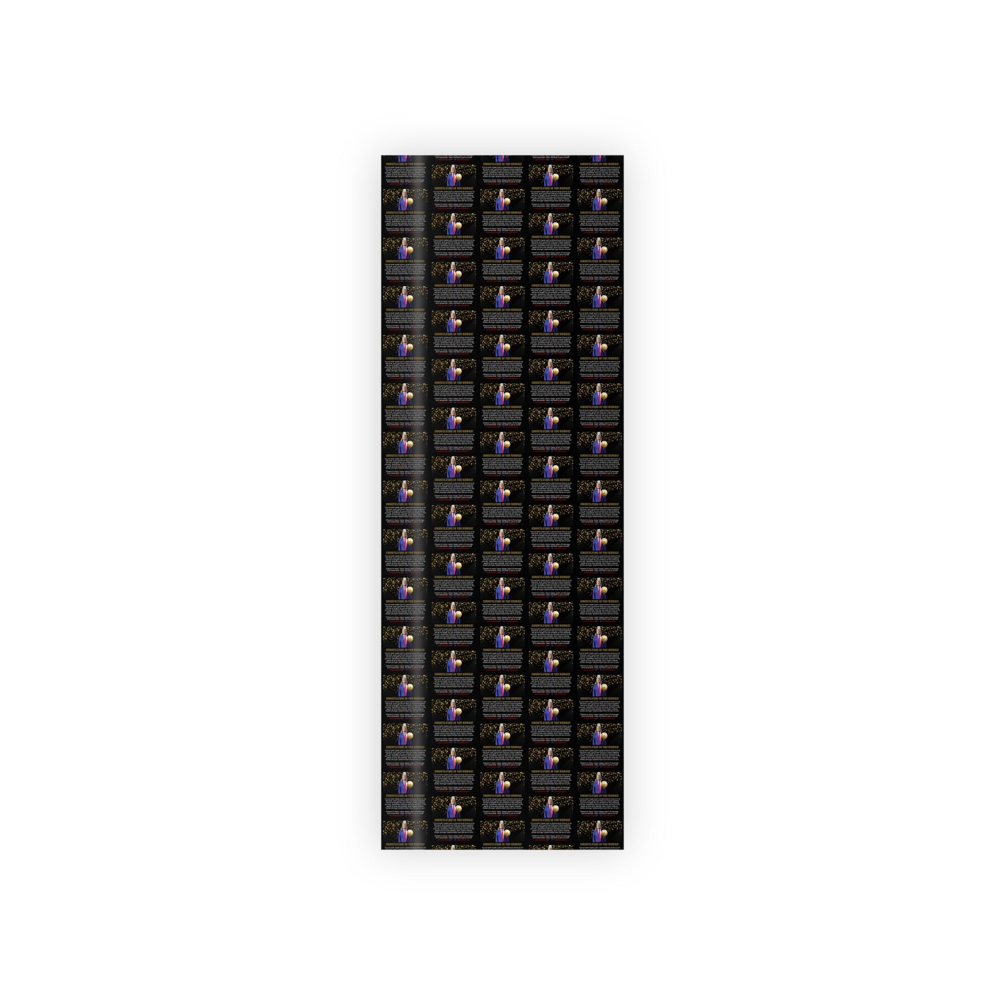 Trump Wedding Gift Wrapping Paper Rolls, 1pc - Paper Products, Gift Wrapping Paper - EpiAl's Shop