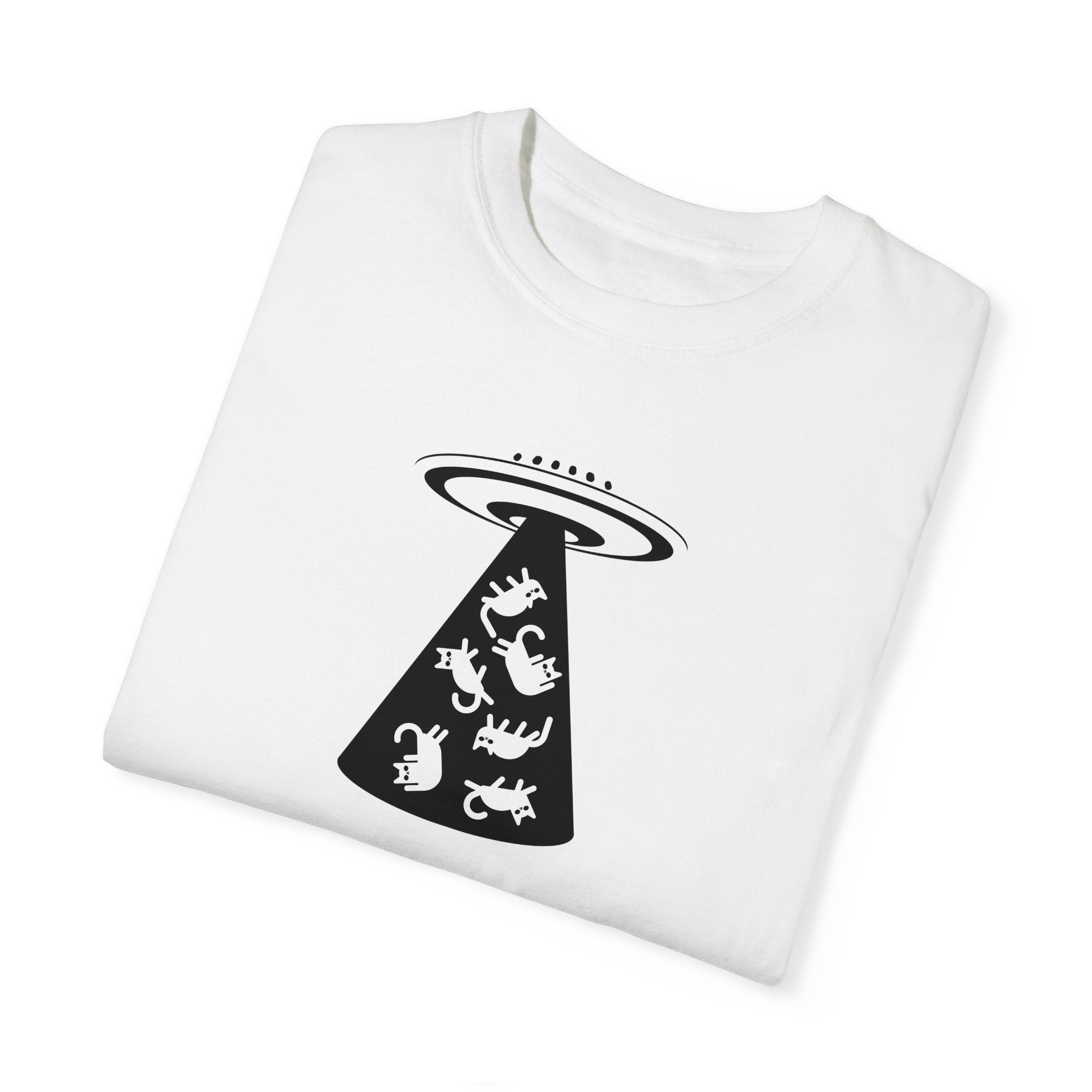 UFO Cat Unisex Garment-Dyed T-shirt - EpiAl's Shop