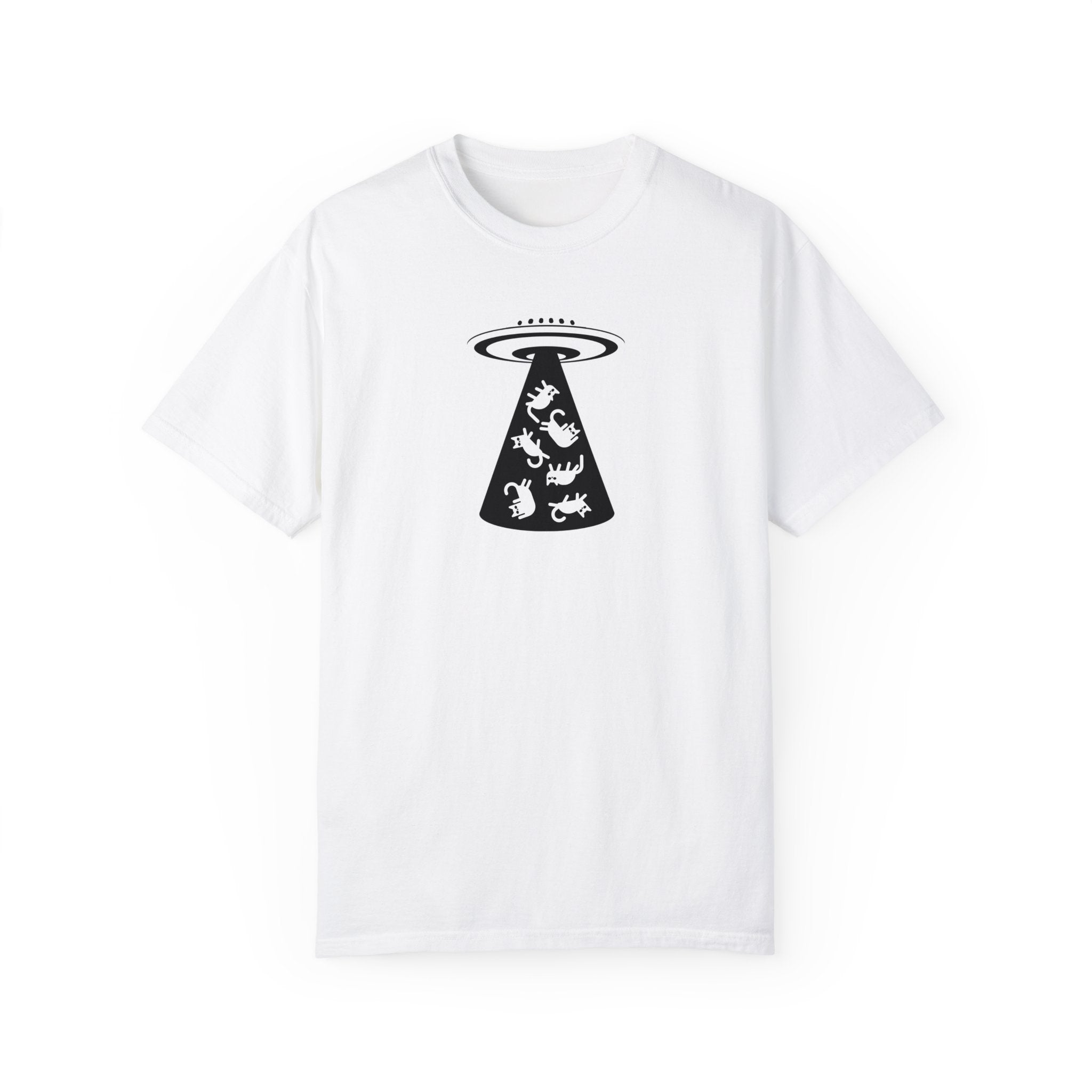 UFO Cat Unisex Garment-Dyed T-shirt - EpiAl's Shop