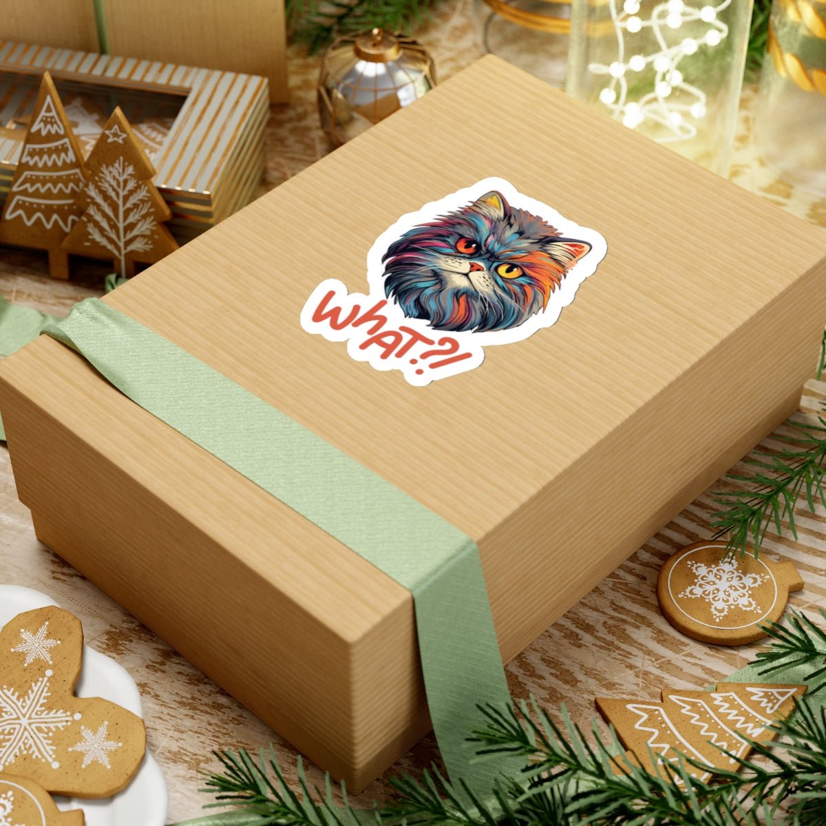 What?! Kiss - Cut Stickers - Paper products - Epileptic Al’s Shop