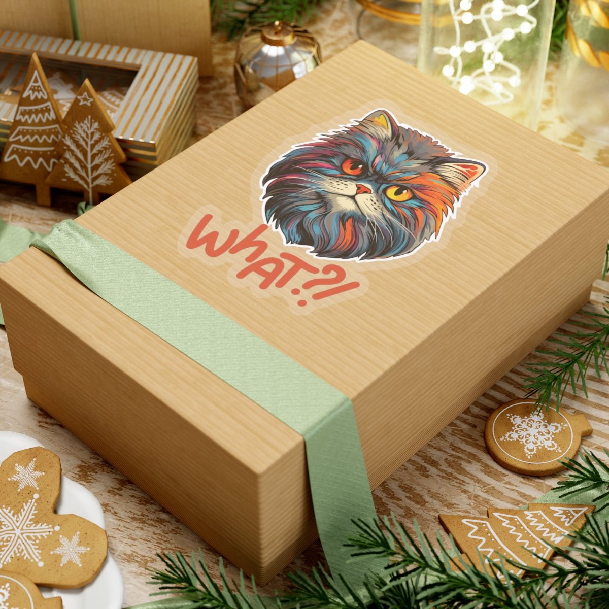 What?! Kiss - Cut Stickers - Paper products - Epileptic Al’s Shop