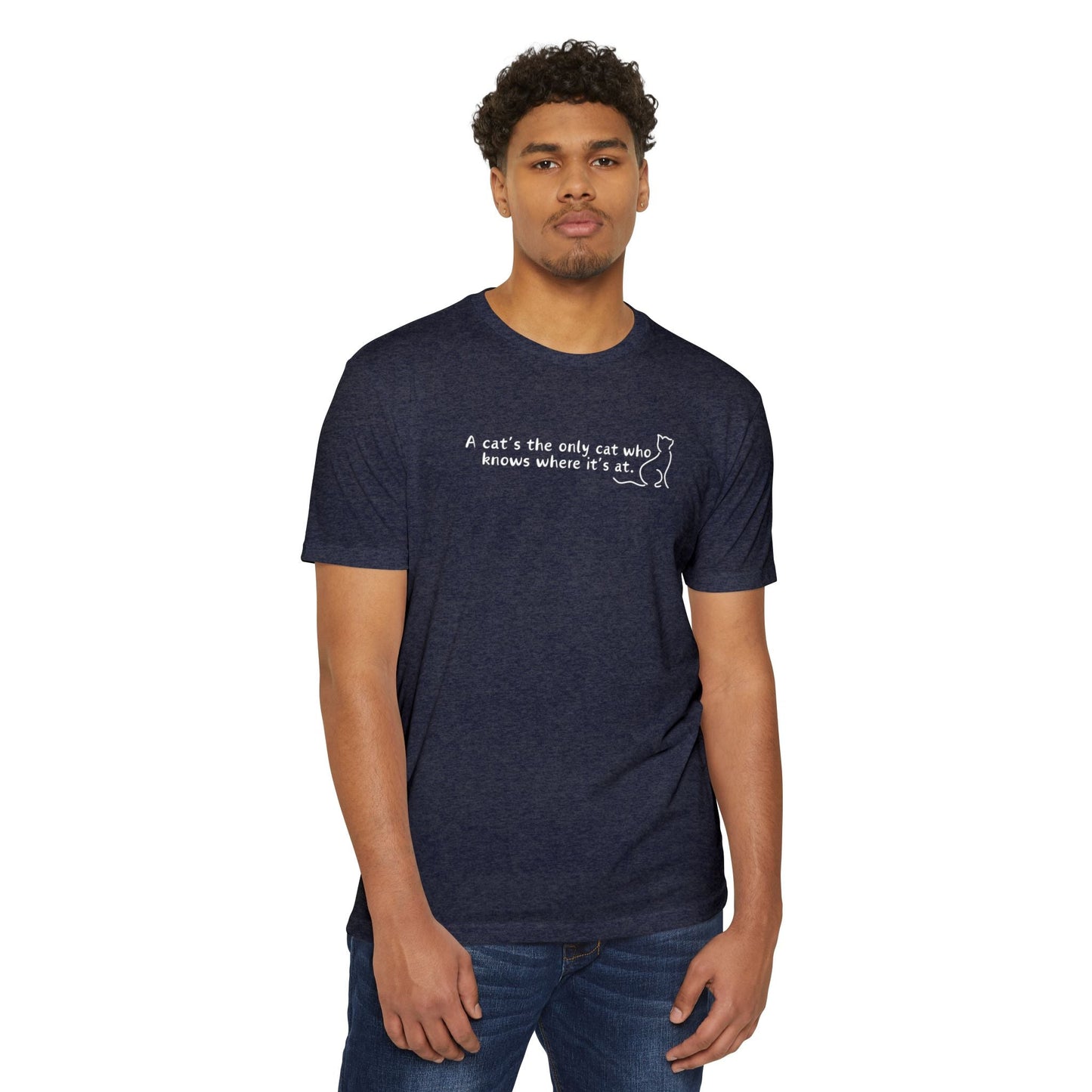 Where It's At Unisex CVC Jersey T - shirt - T - Shirt - Epileptic Al’s Shop