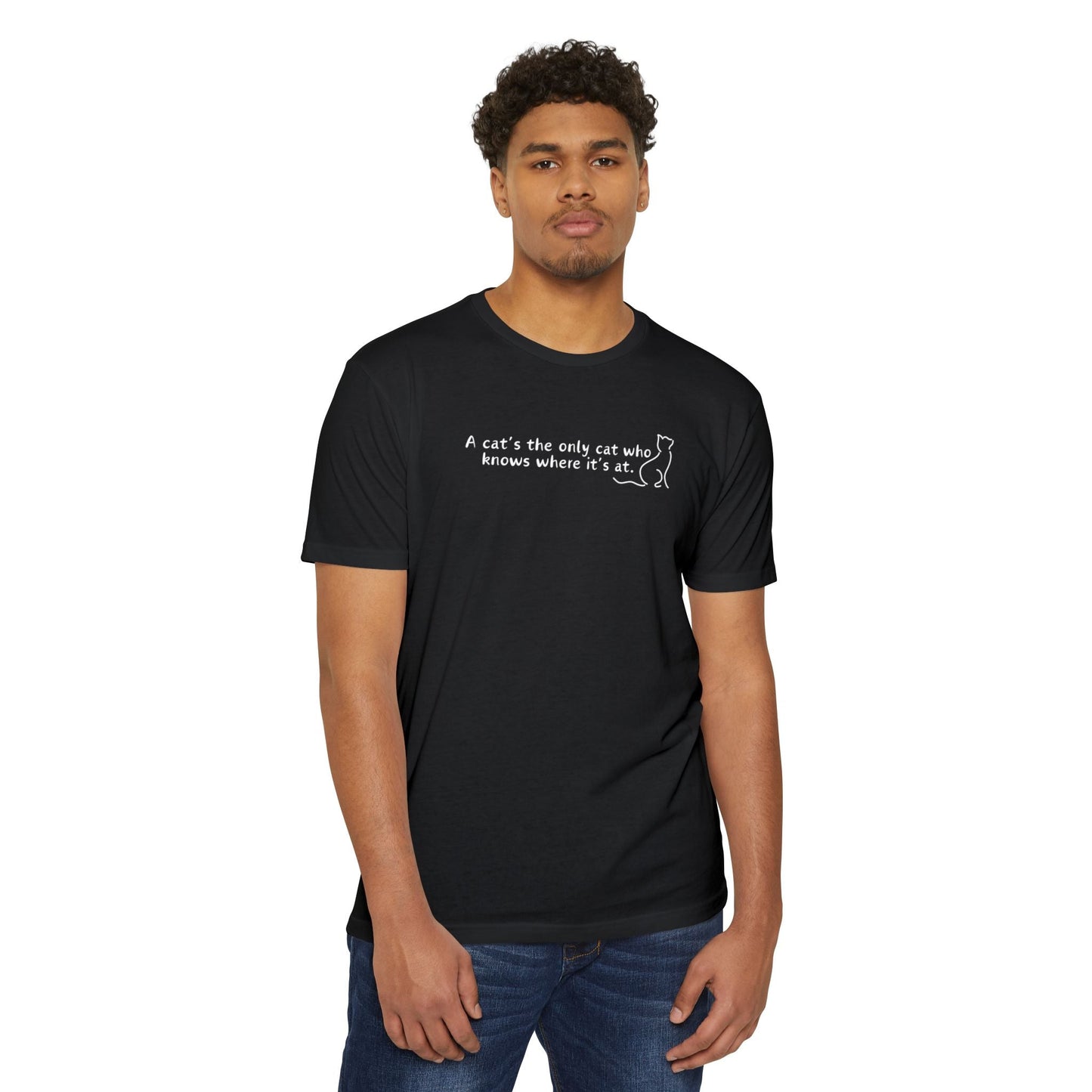 Where It's At Unisex CVC Jersey T - shirt - T - Shirt - Epileptic Al’s Shop