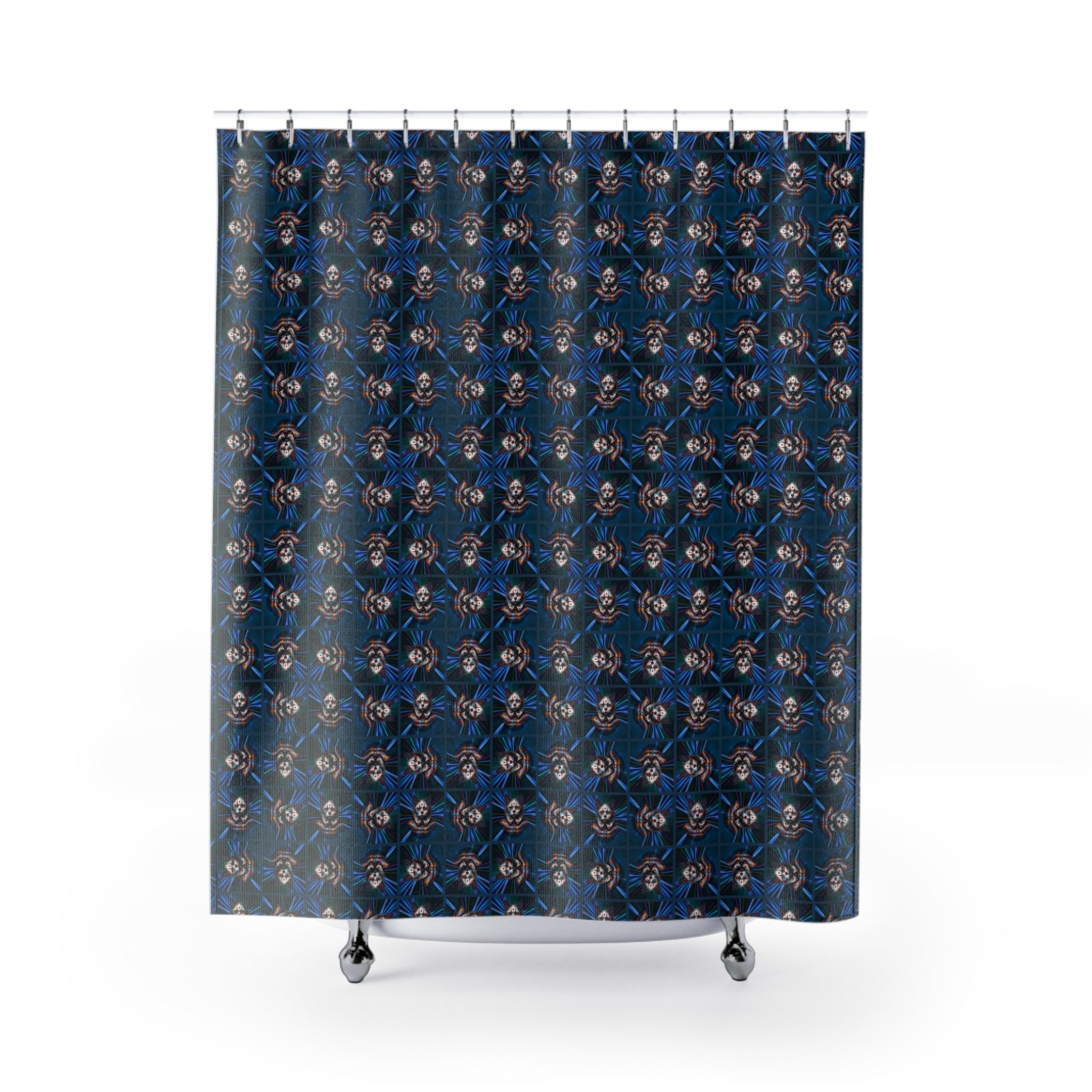 Whimsical Clown Cat Shower Curtains - Decor, Bathroom, Shower Curtains - EpiAl's Shop