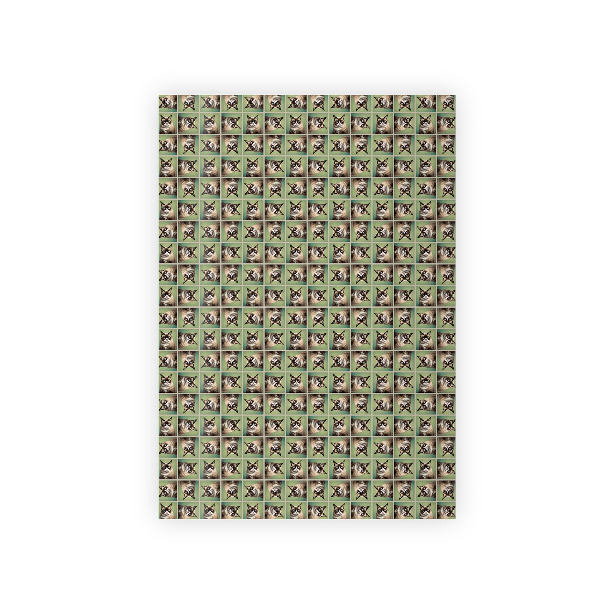 Whimsical Irritable Cat Gift Wrapping Paper Roll - Perfect for Animal Lovers - Paper Products, Gift Wrapping Paper - EpiAl's Shop
