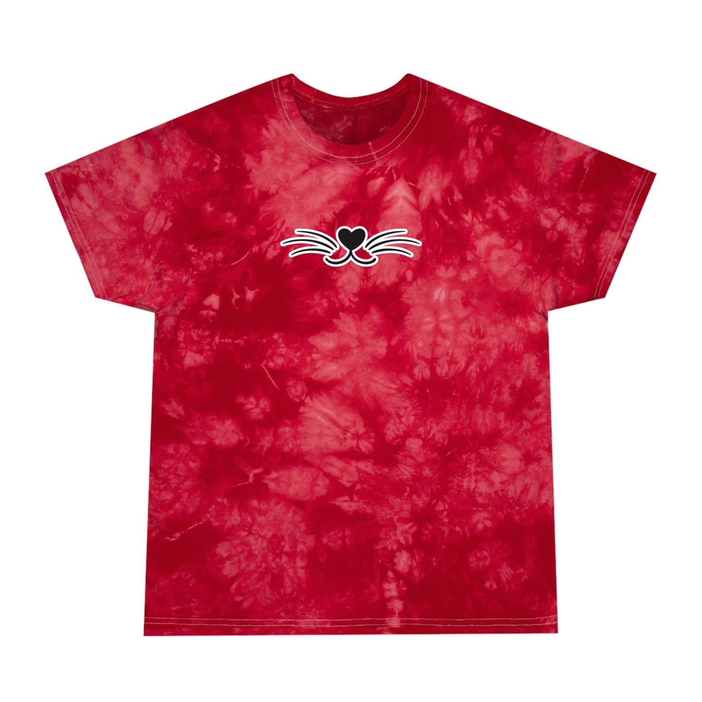Whiskers Tie - Dye Tee, Crystal - T - Shirt - Epileptic Al’s Shop