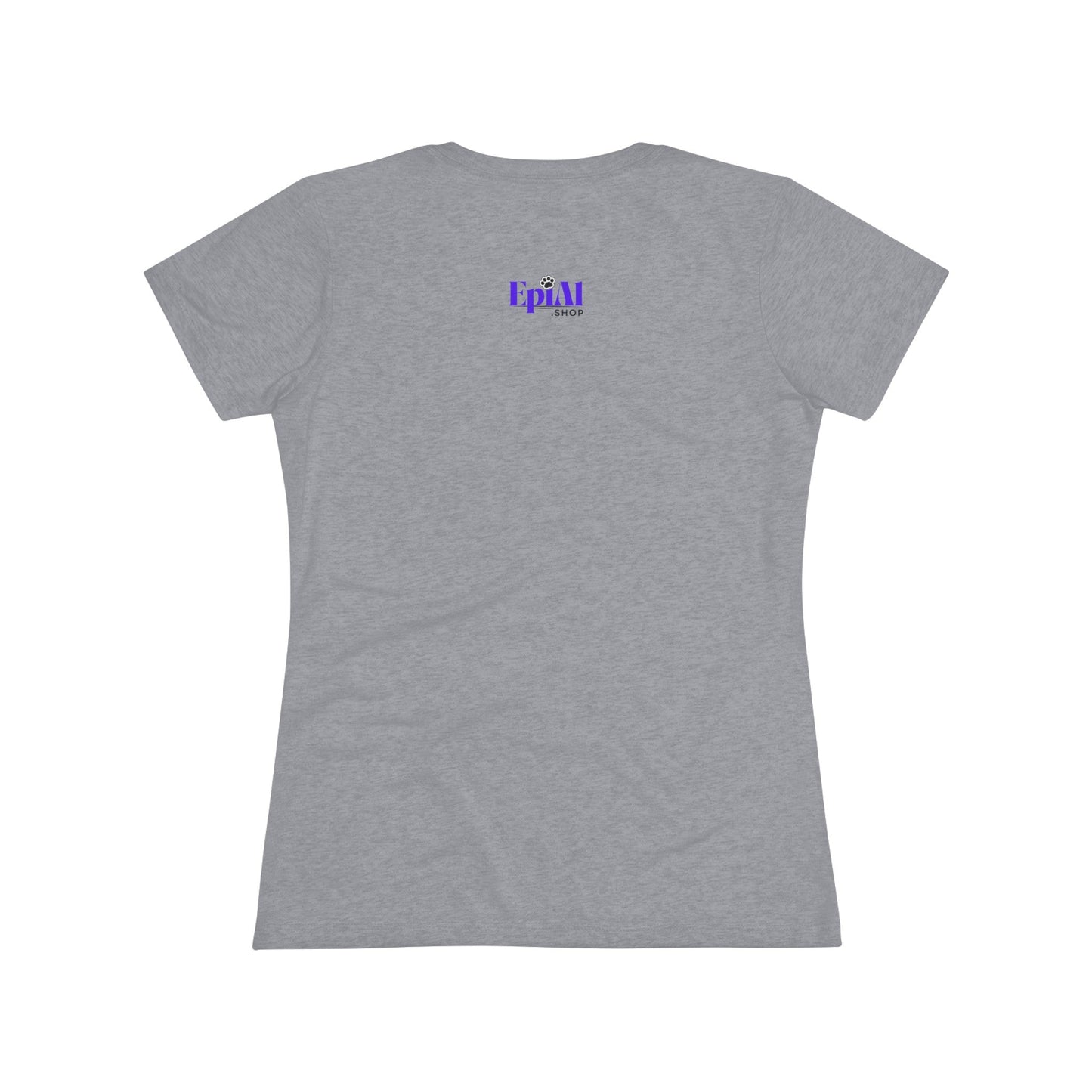Woman and Cat Women's Triblend Tee - T - Shirt - Epileptic Al’s Shop
