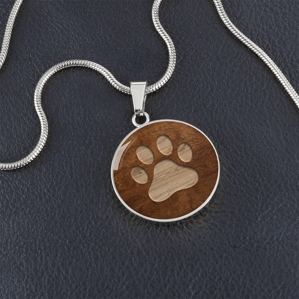 Wooden Paw Necklace - Jewelry - Epileptic Al’s Shop