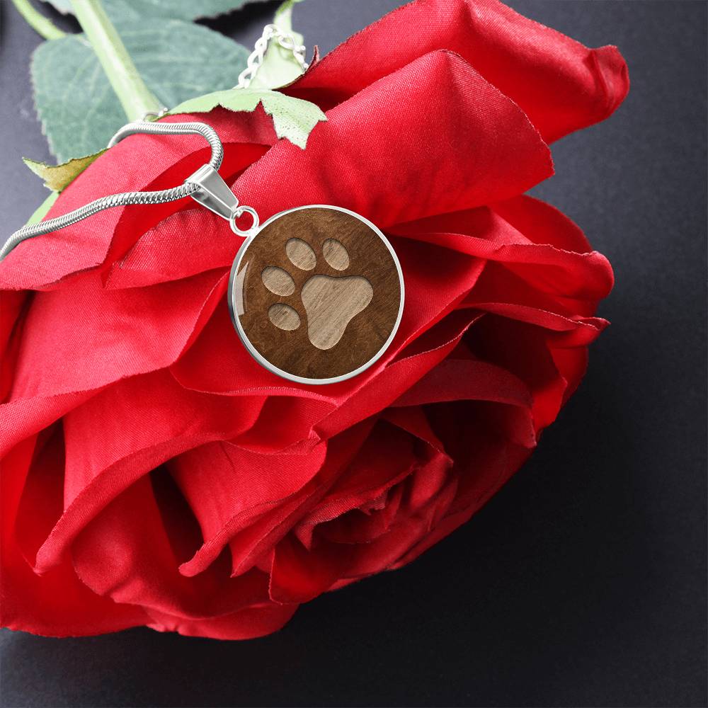 Wooden Paw Necklace - Jewelry - Epileptic Al’s Shop